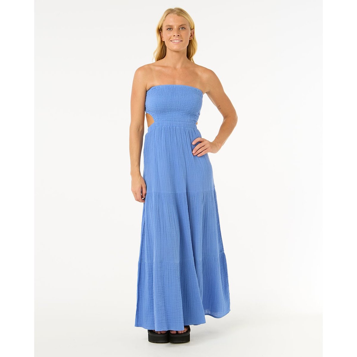 Robe PREMIUM SURF MAXI DRESS bleu, RIP CURL