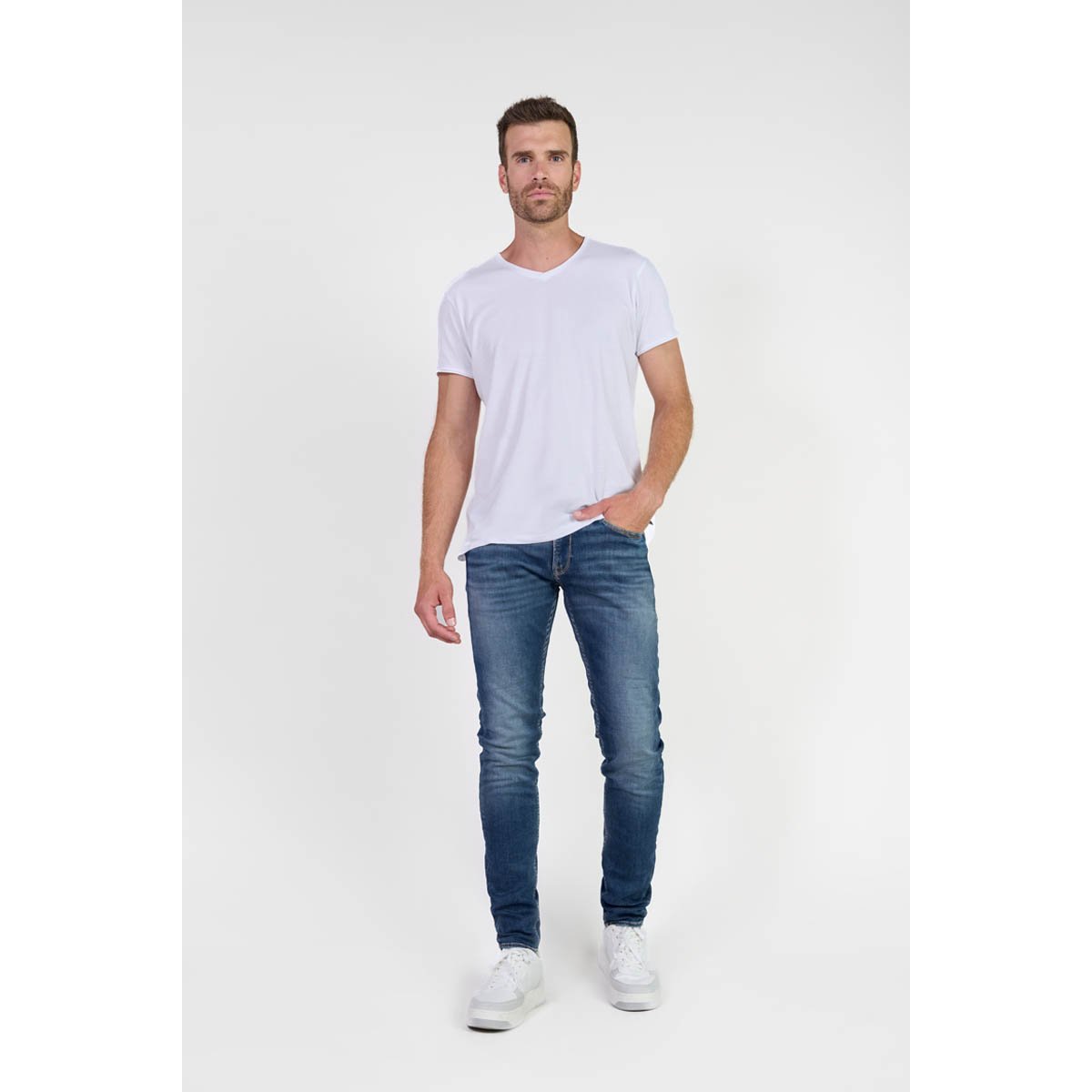 Jeans slim BLUE JOGG 700/11, longueur 34 blue, LE TEMPS DES CERISES