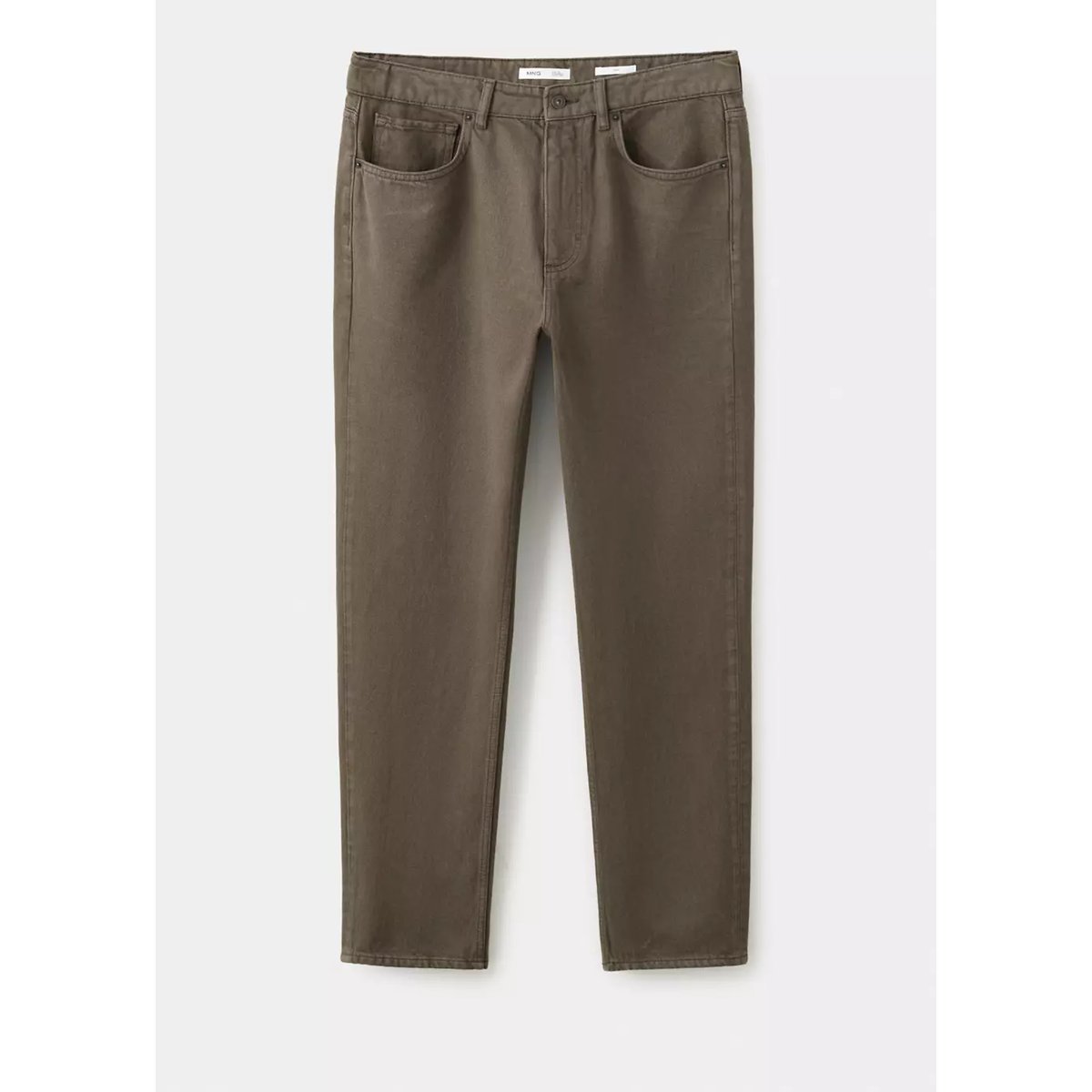 Jean Bob regular-fit marron moyen, MANGO MAN