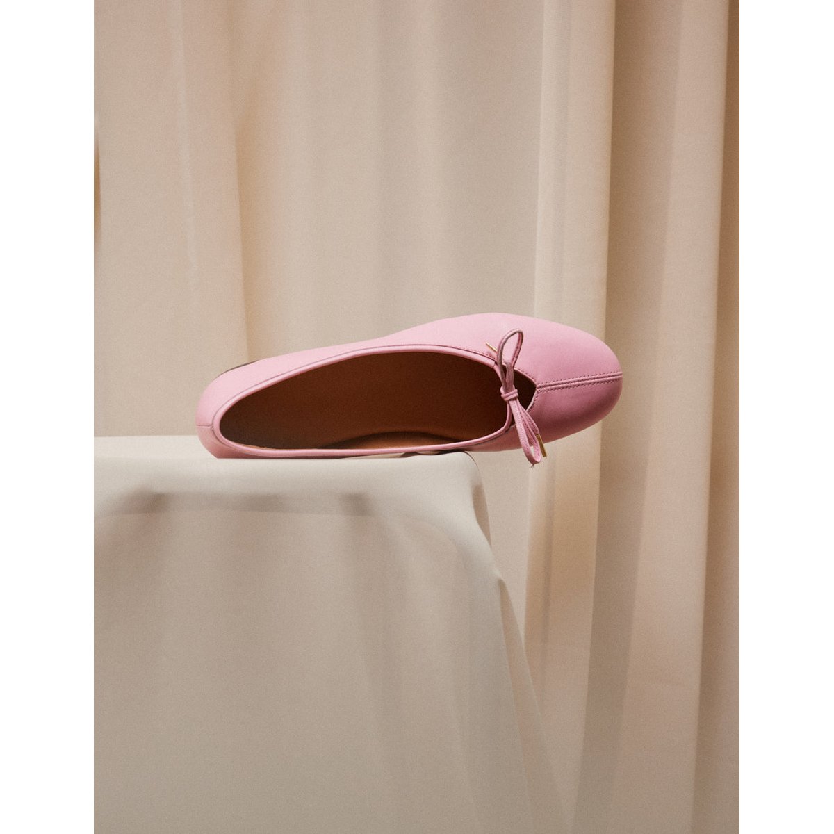 Ballerines PALEA cuir rose, ODAJE