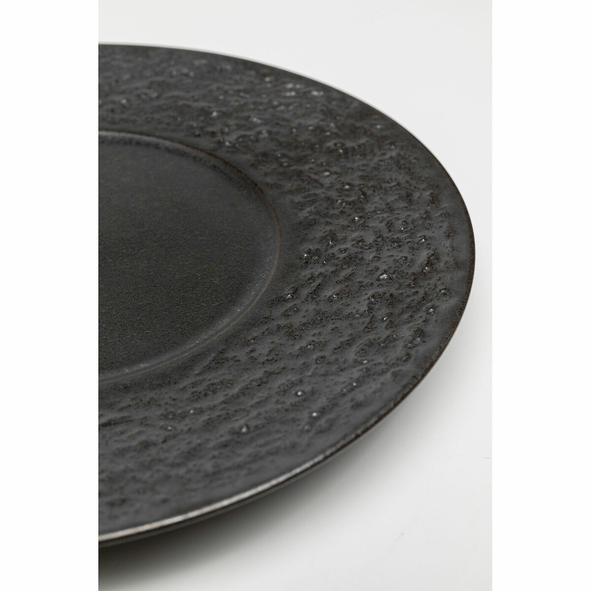 Piatto Cosmos Nero Ø21cm nero , KARE DESIGN