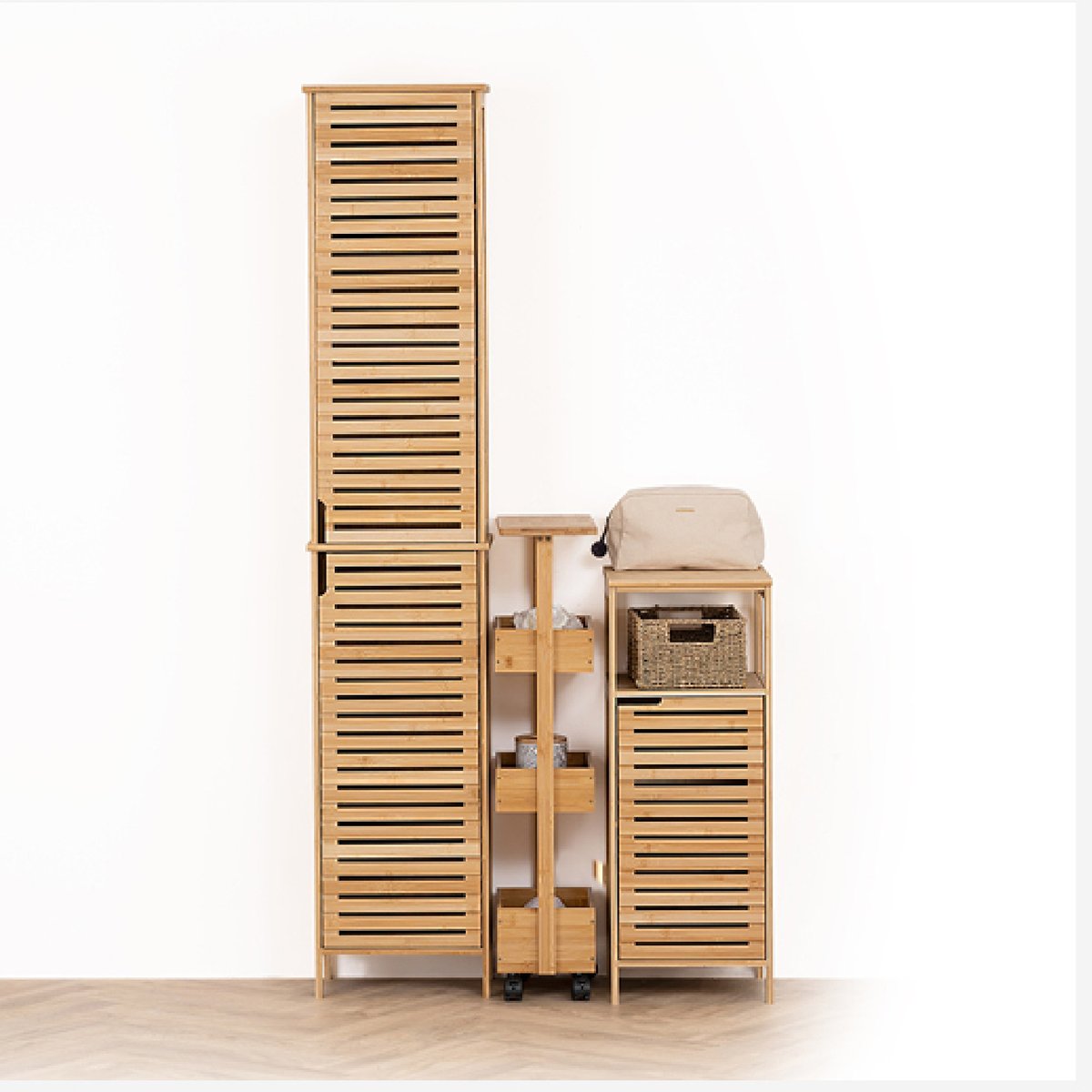 Colonne 2 portes SICELA marron, 5FIVE SIMPLY SMART