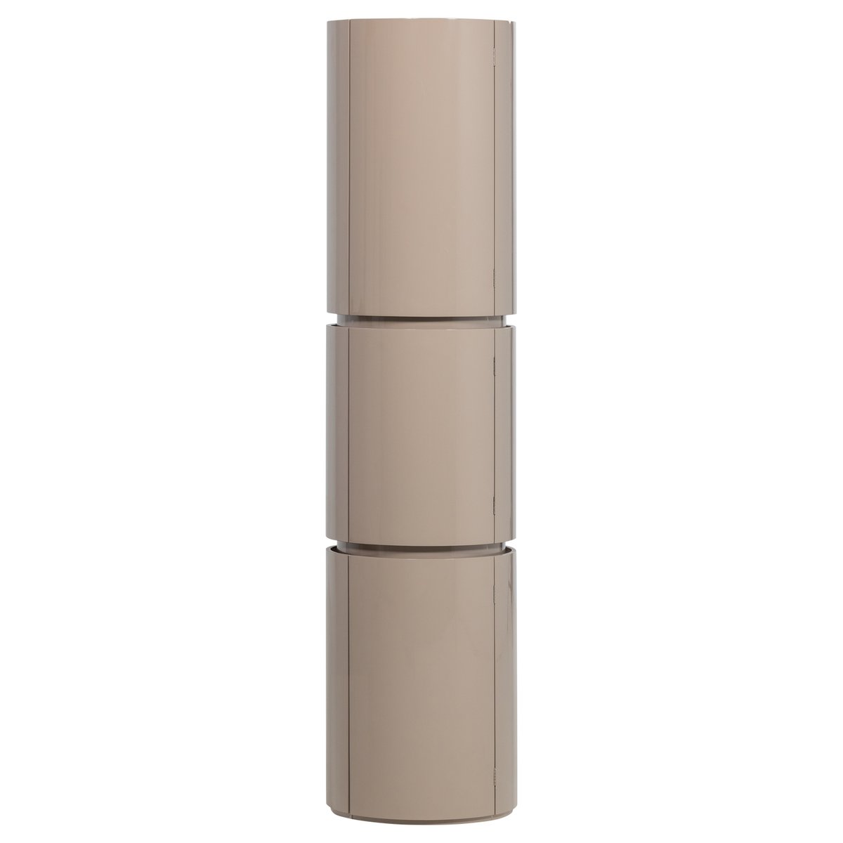 Armoire ronde en MDF SERA sable, WOOOD