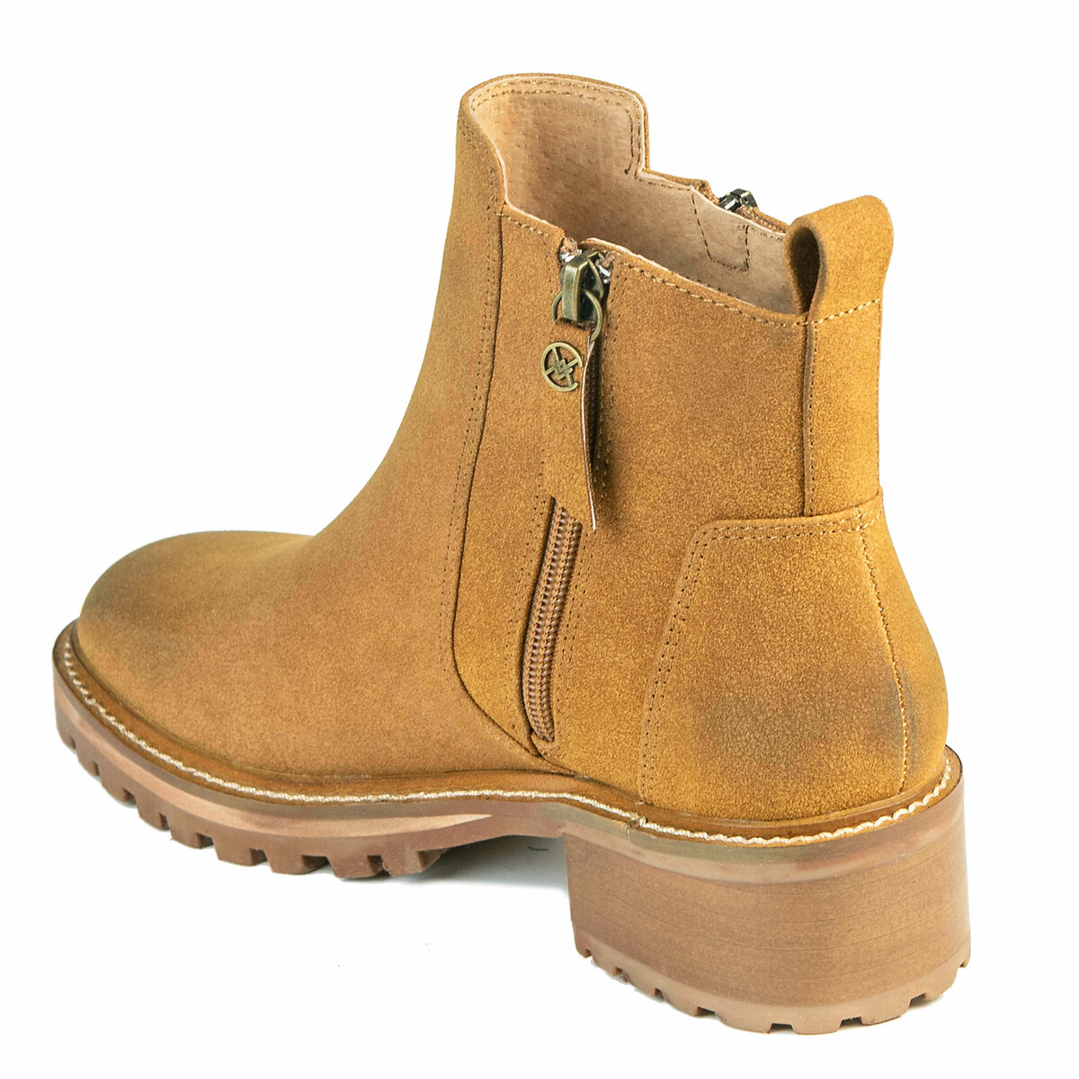 Lousa Zipped Ankle Boots taupe, CHATTAWAK