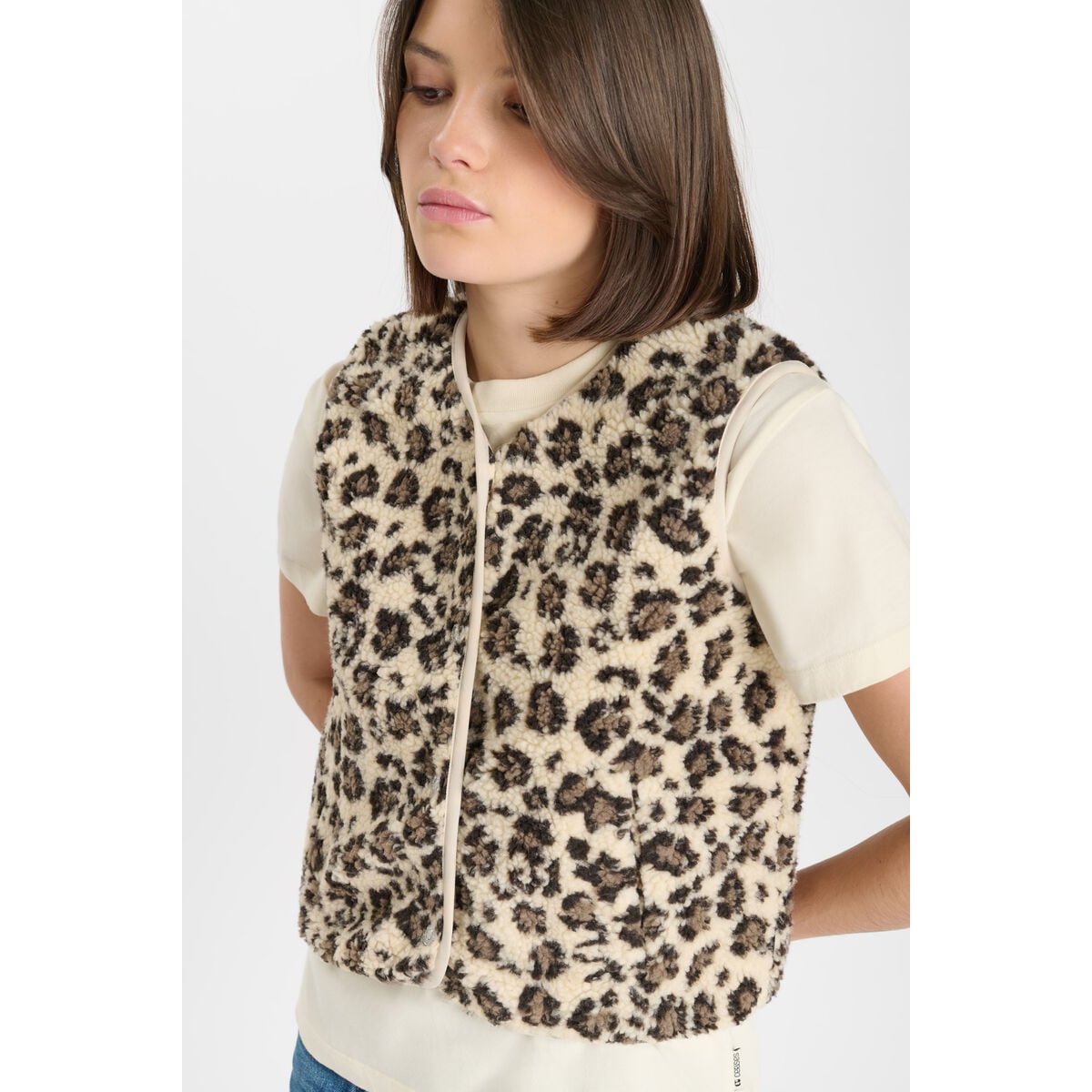 Veste sans manches SANRY bark leo, LE TEMPS DES CERISES