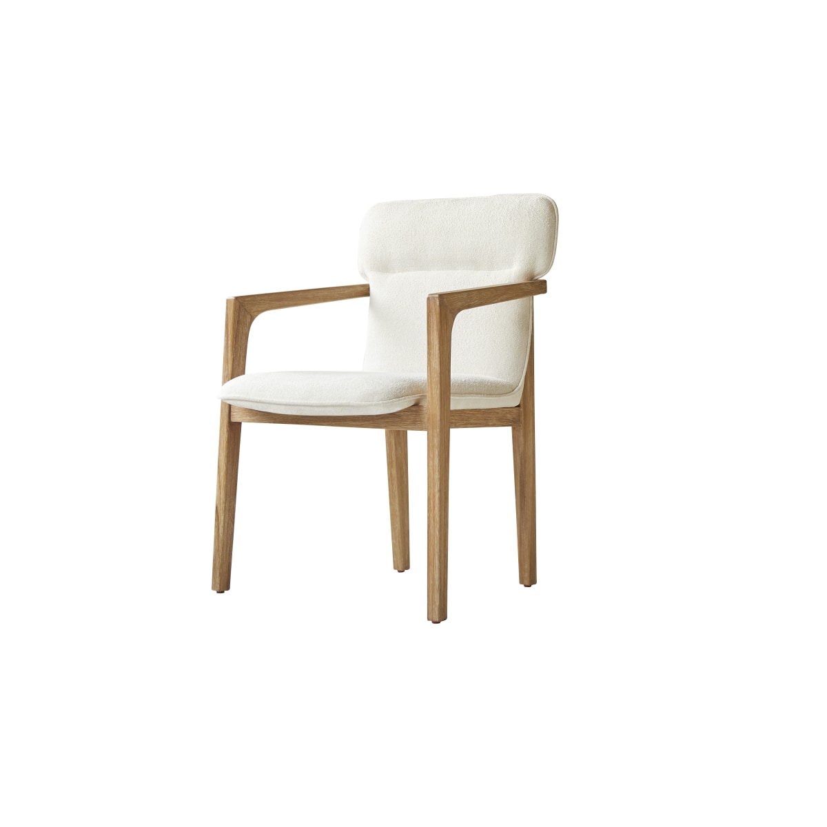Fauteuil en Acacia massif, VIKTOR beige, TIKAMOON