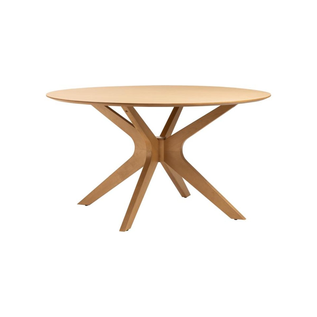 Table à manger Bois - MOORE beige clair, KENAY