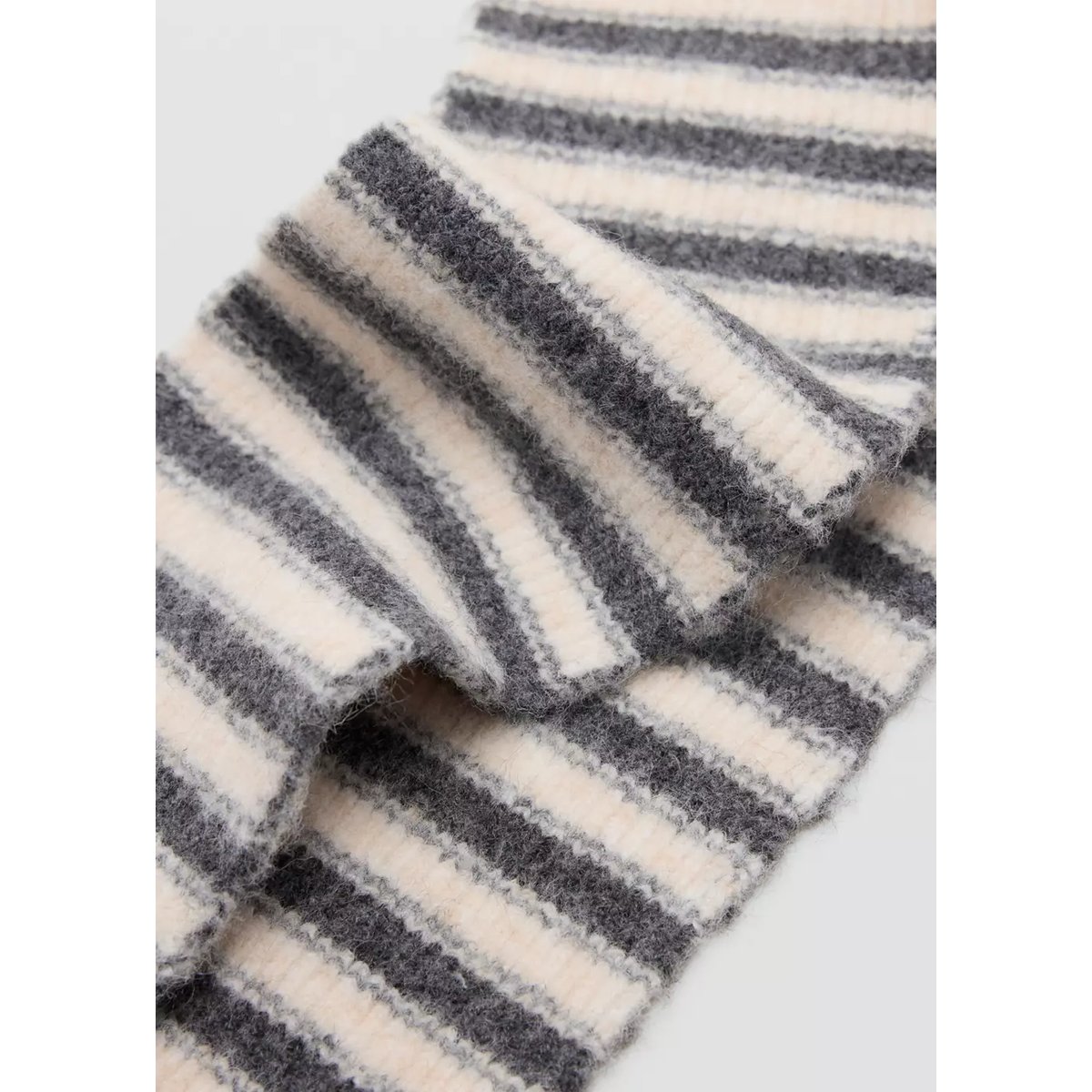Écharpe maille rayée sable, MANGO KIDS