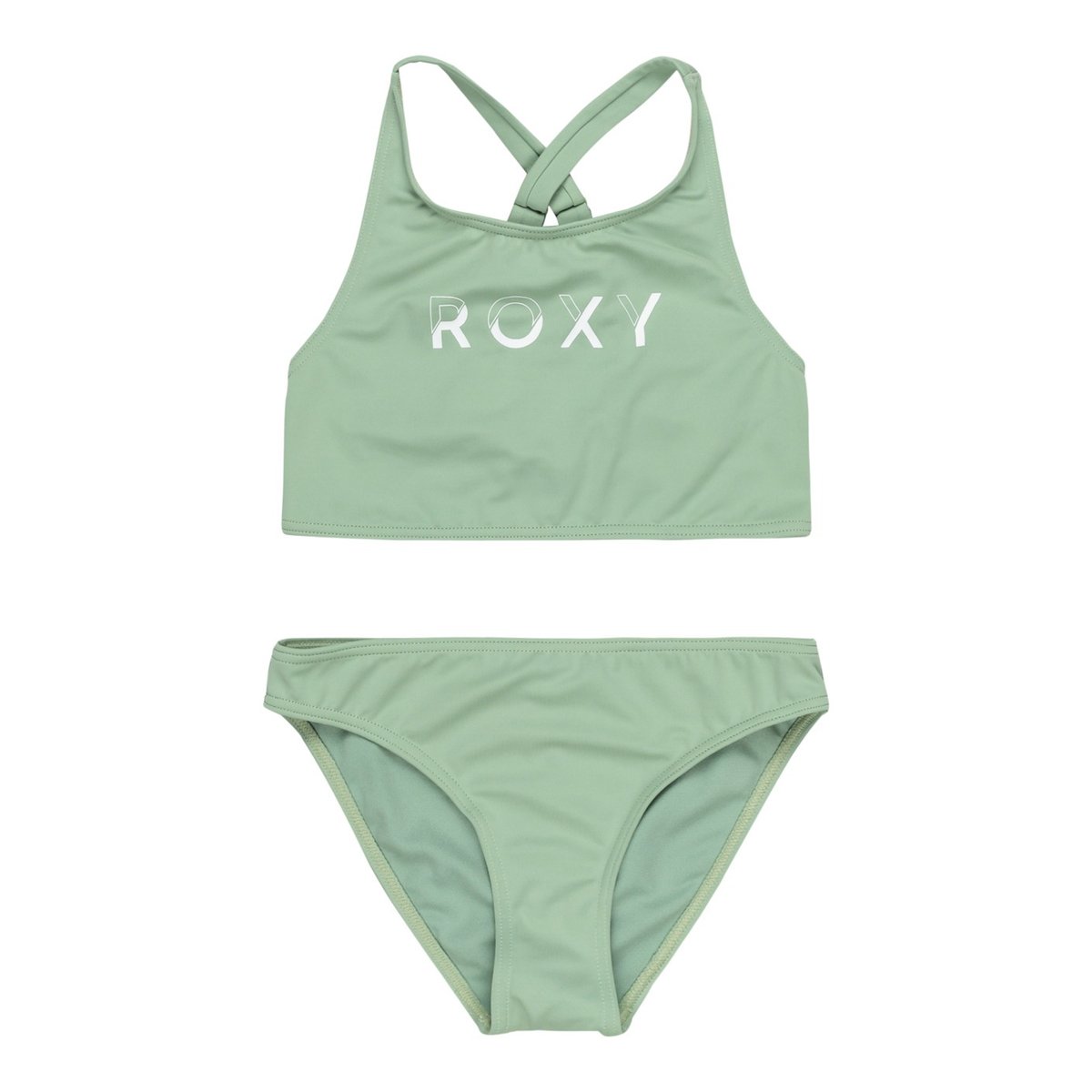 Maillot deux pièces SOLID ACTIVE. vert basil, ROXY