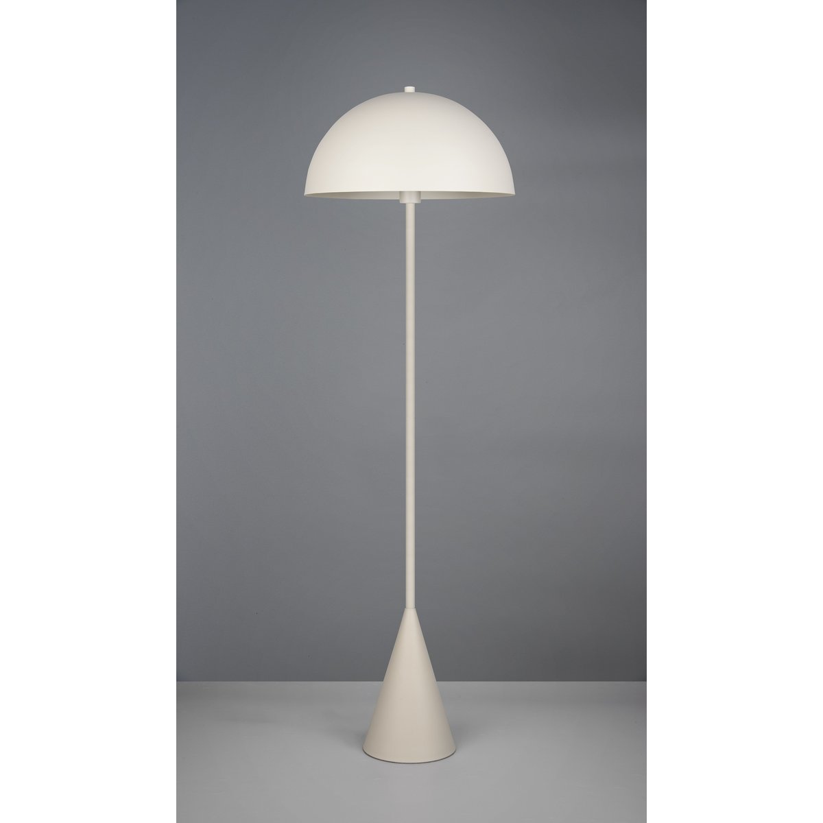 Lampadaire design en métal, ALFIE gris, TRIO