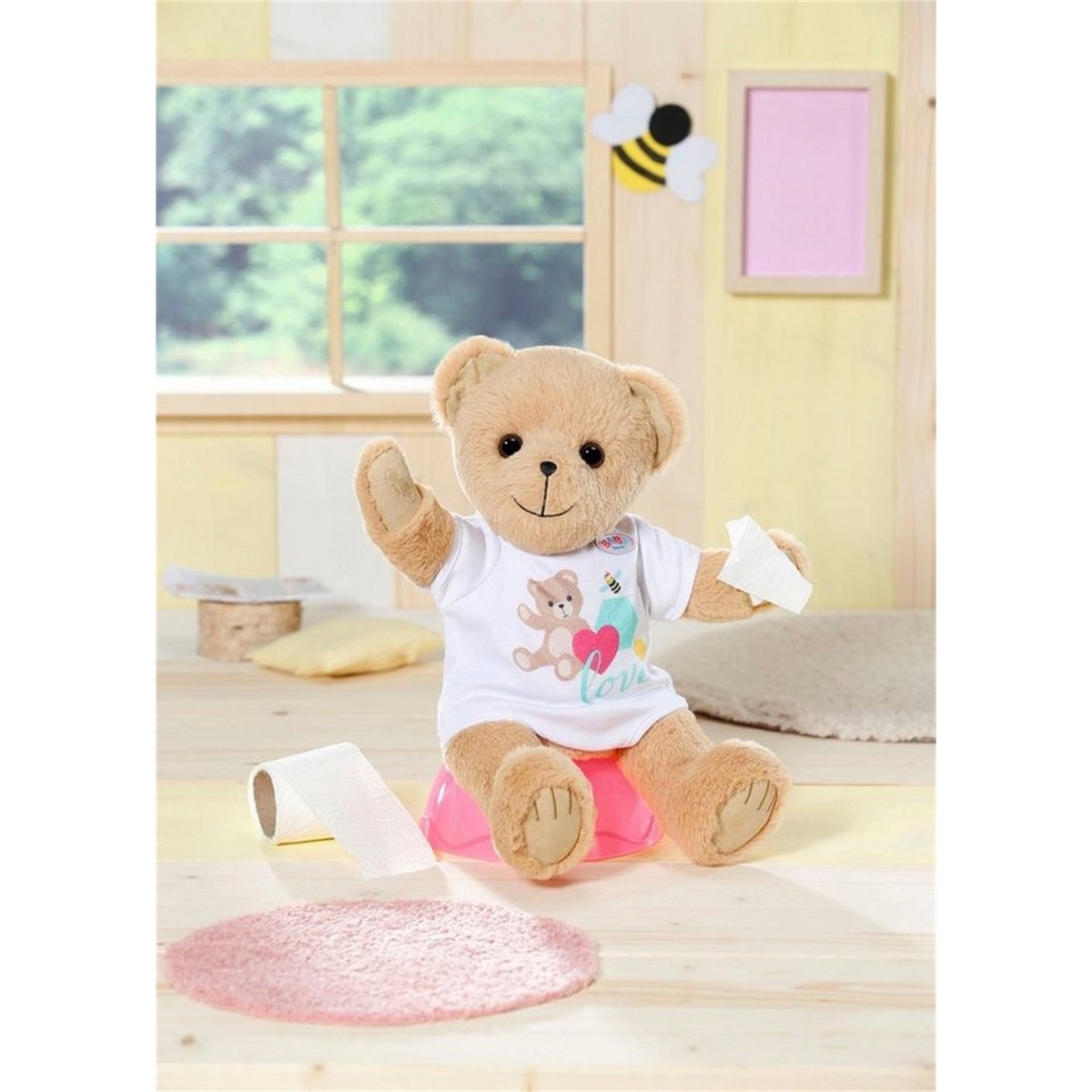 Ourson blanc 36 cm multicolore, ZAPF CREATION