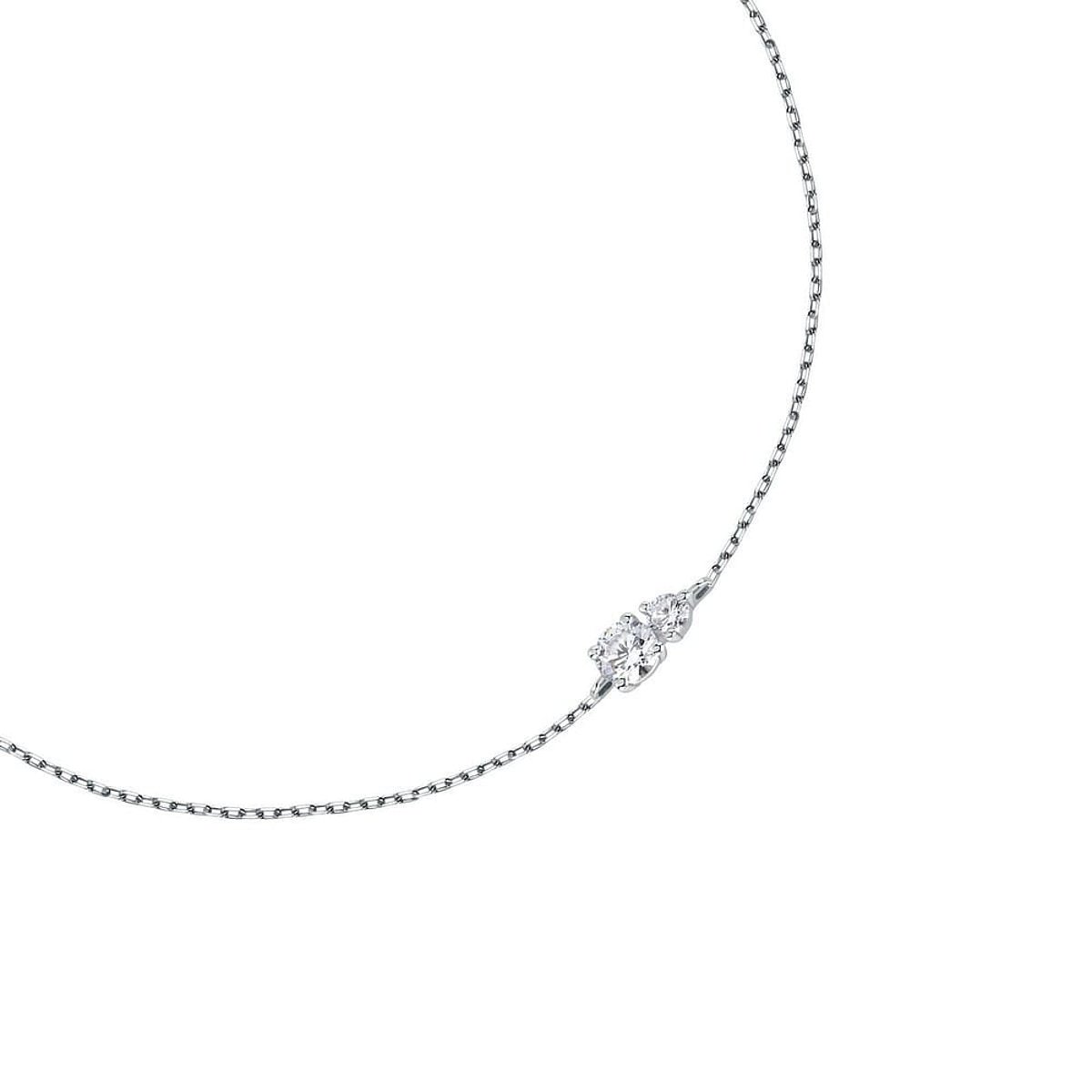 Bracelets en Diamant Synthétique/or 375/1000 et Diamant synthétique argent, LIVE DIAMOND