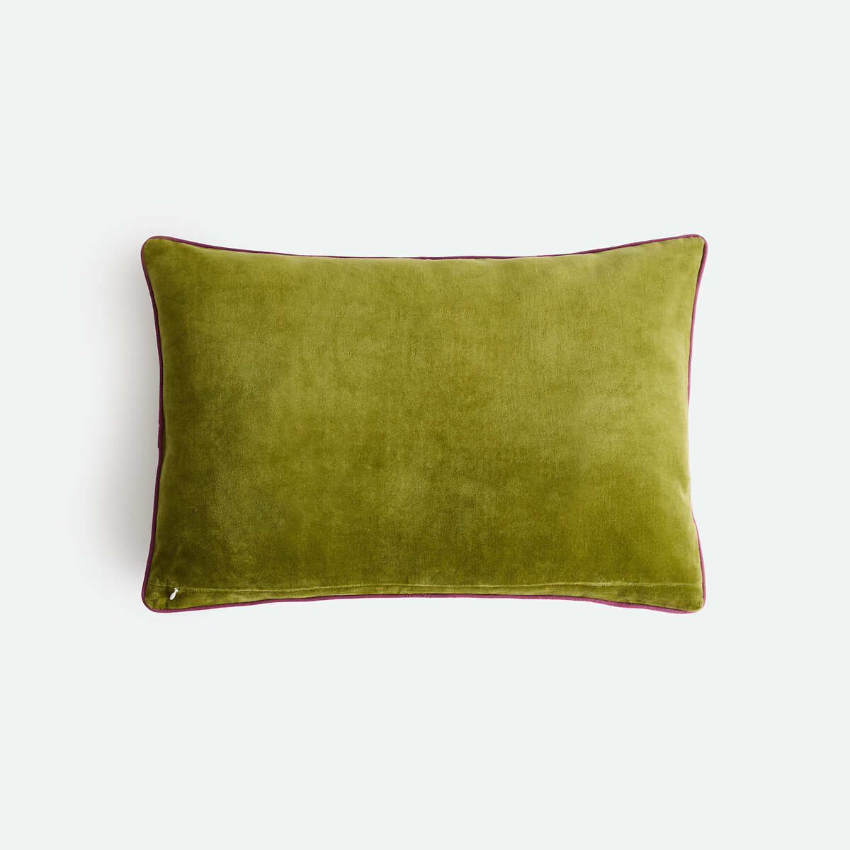 Housse de coussin, en coton imprimé block-print, SHANDIRA céladon/vert, LA REDOUTE INTERIEURS