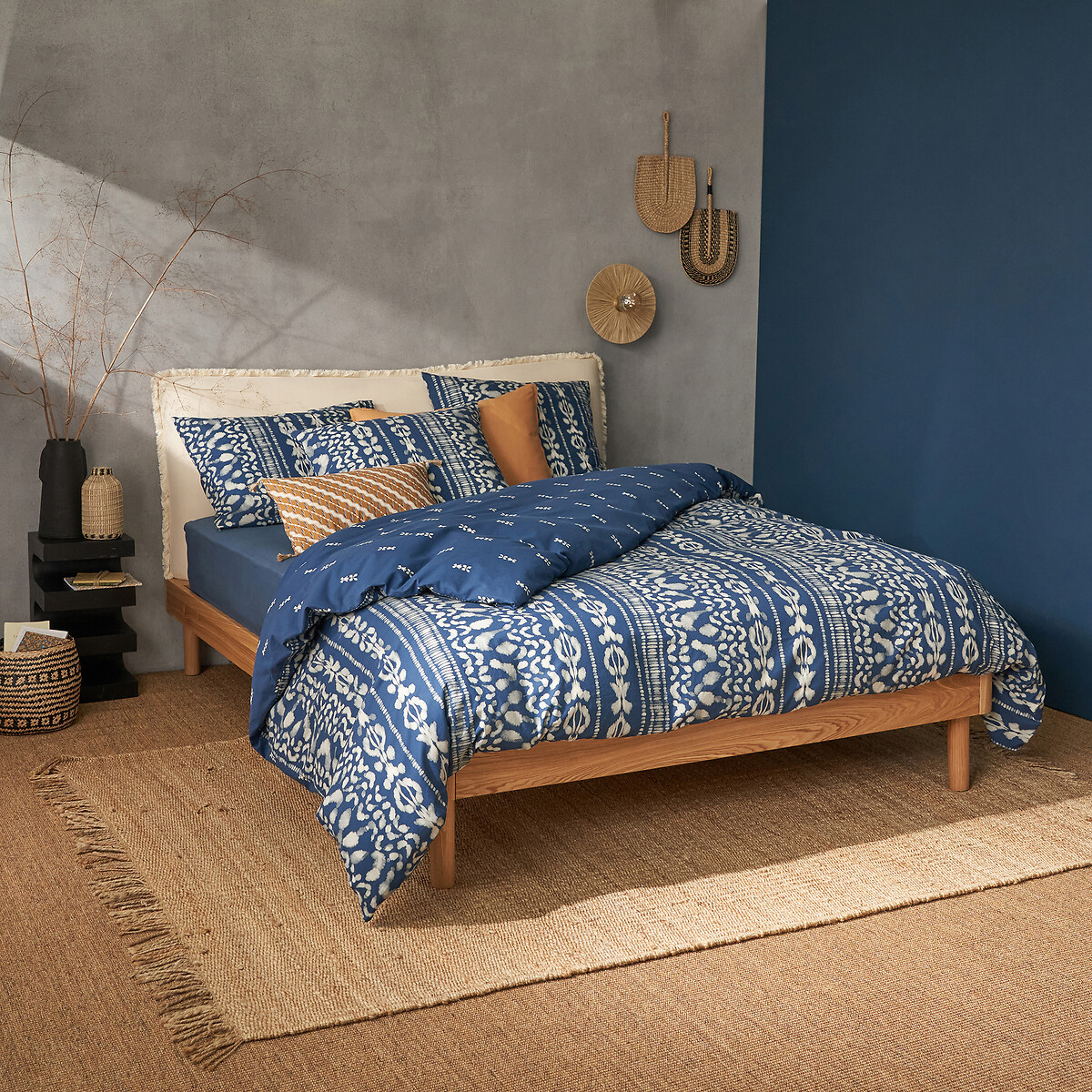 Ajan Fringed Jute Rug natural beige, LA REDOUTE INTERIEURS