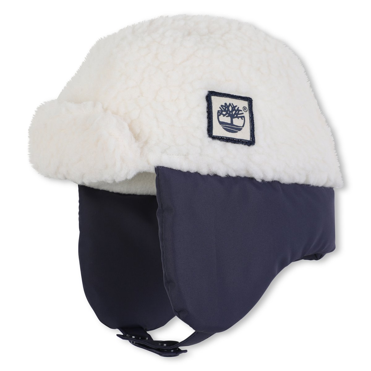 Chapeau en polaire avec badge de logo indigo blue, TIMBERLAND