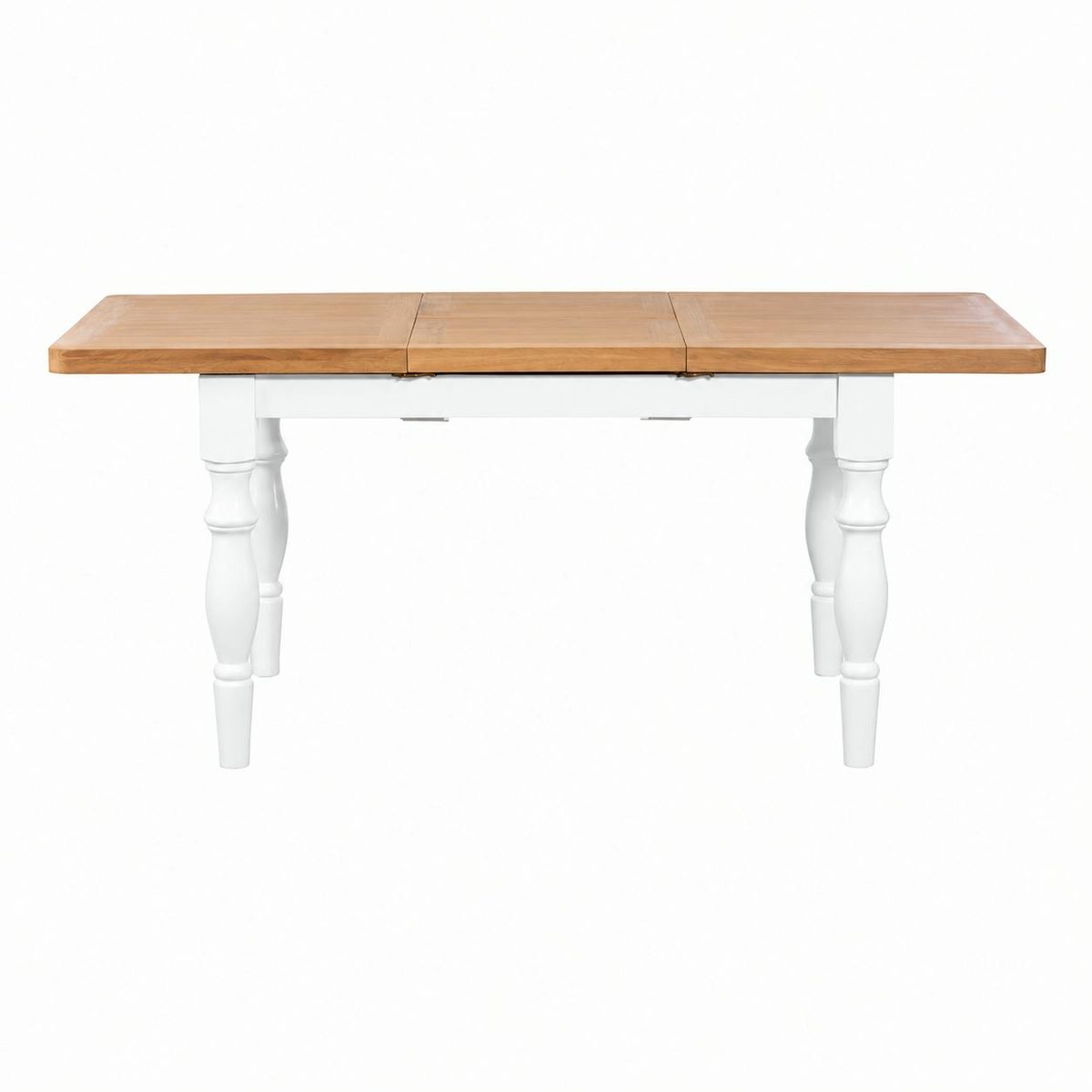 Table à manger extensible blanche campagne chic 130-180 cm VELIA blanc, PIER IMPORT