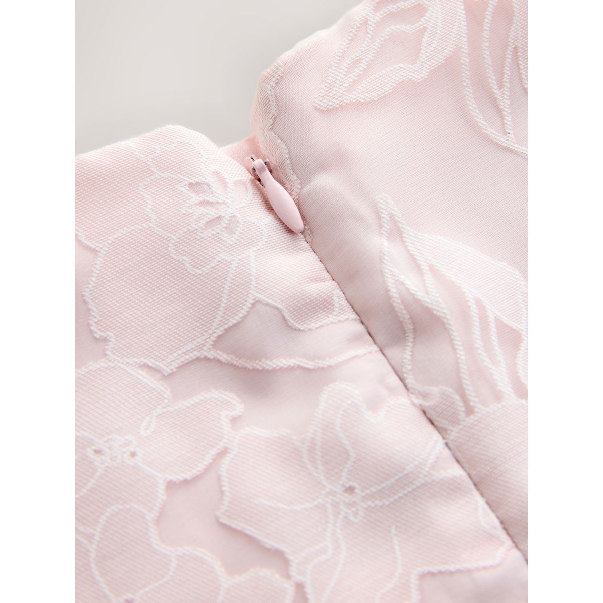 Robe de bal en jacquard à fleurs rose, NEXT