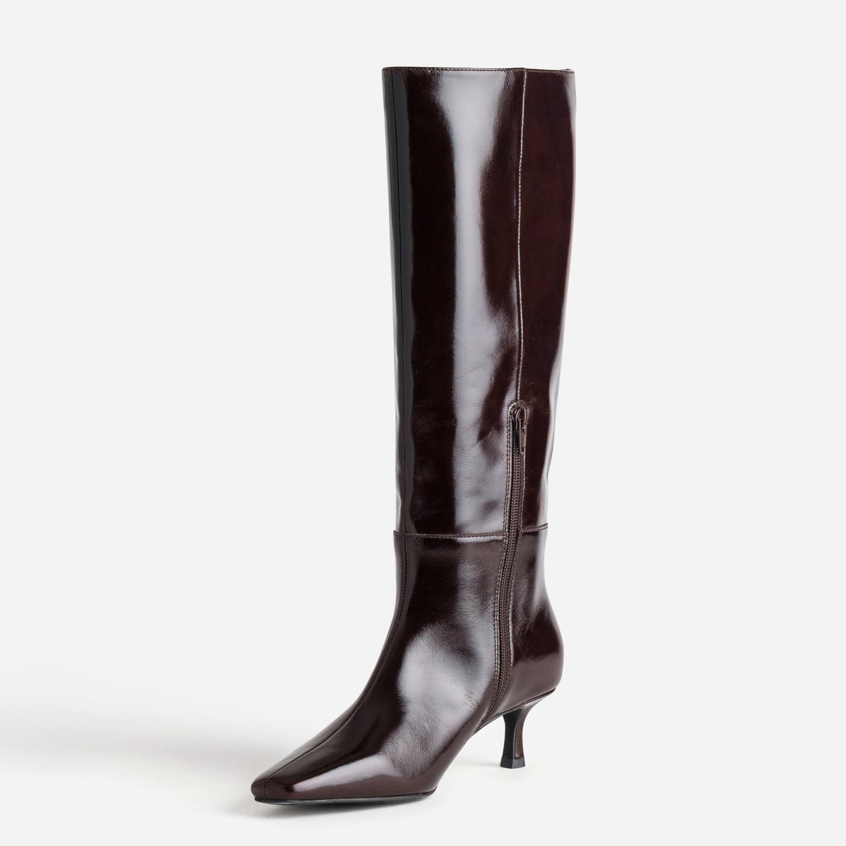 Botte À Talon en cuir MIRANDA chocolat, ERAM