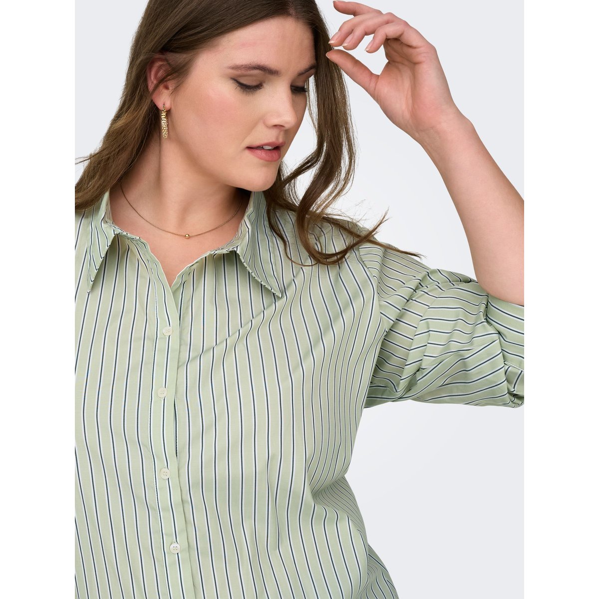 Chemise verte - celadon green 1, ONLY CARMAKOMA