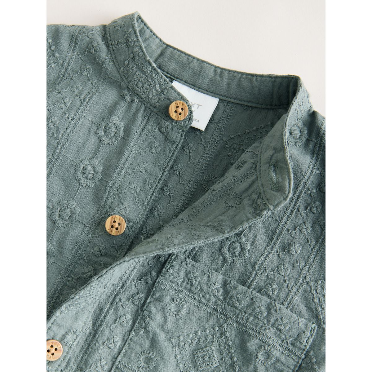 Chemise tissée et pantalon bébé, 2 pièces vert, NEXT