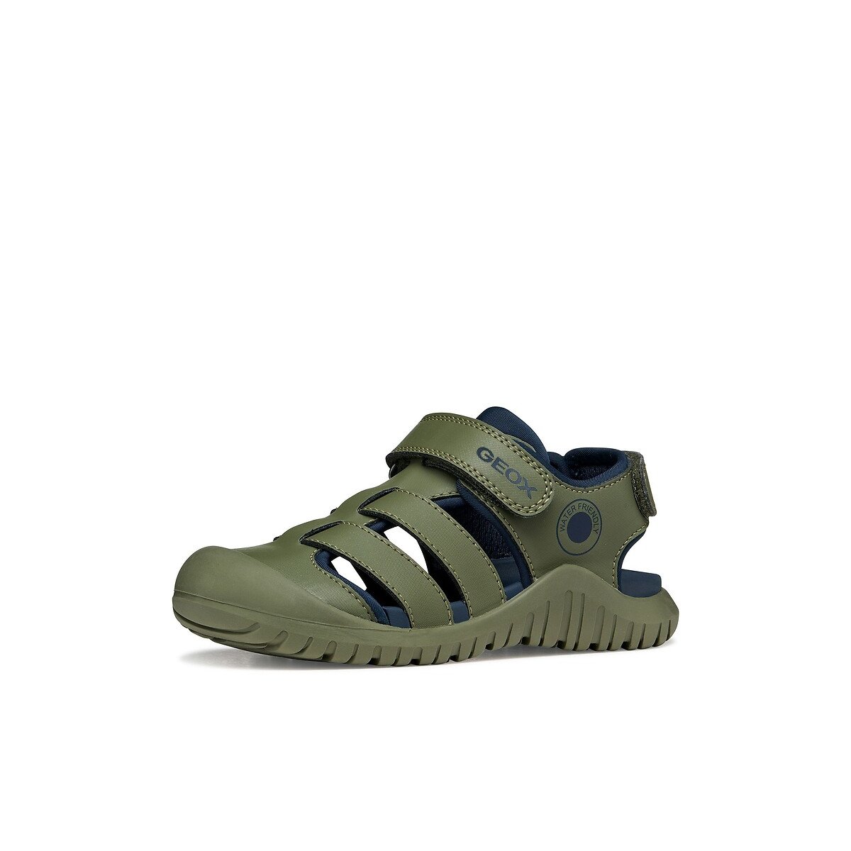 Kids Fusbetto Pro Closed Sandals khaki, GEOX