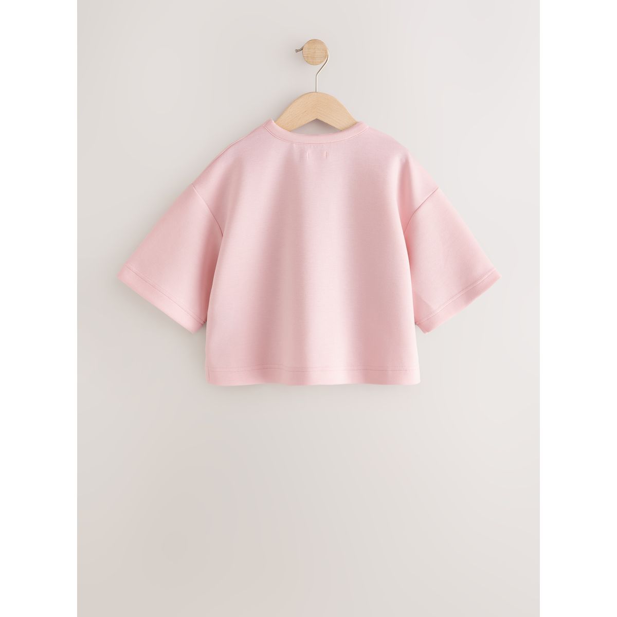 T-shirt droit oversize ultra-doux rose, NEXT