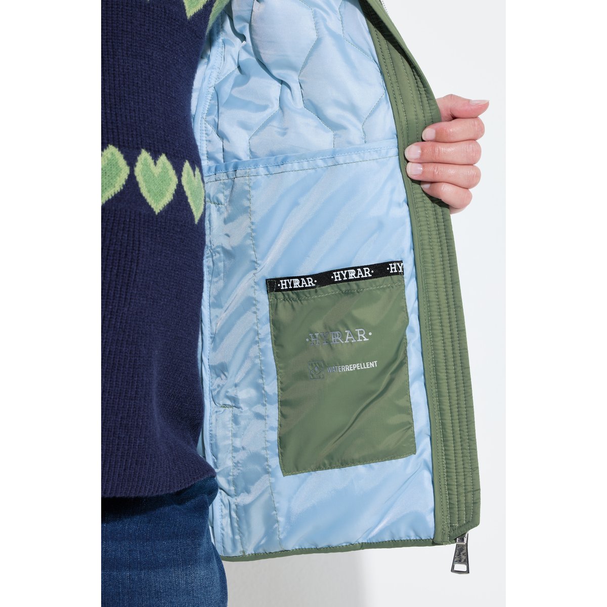 Veste matelassée légère HYPRAR. vaalea khaki, ULLA POPKEN