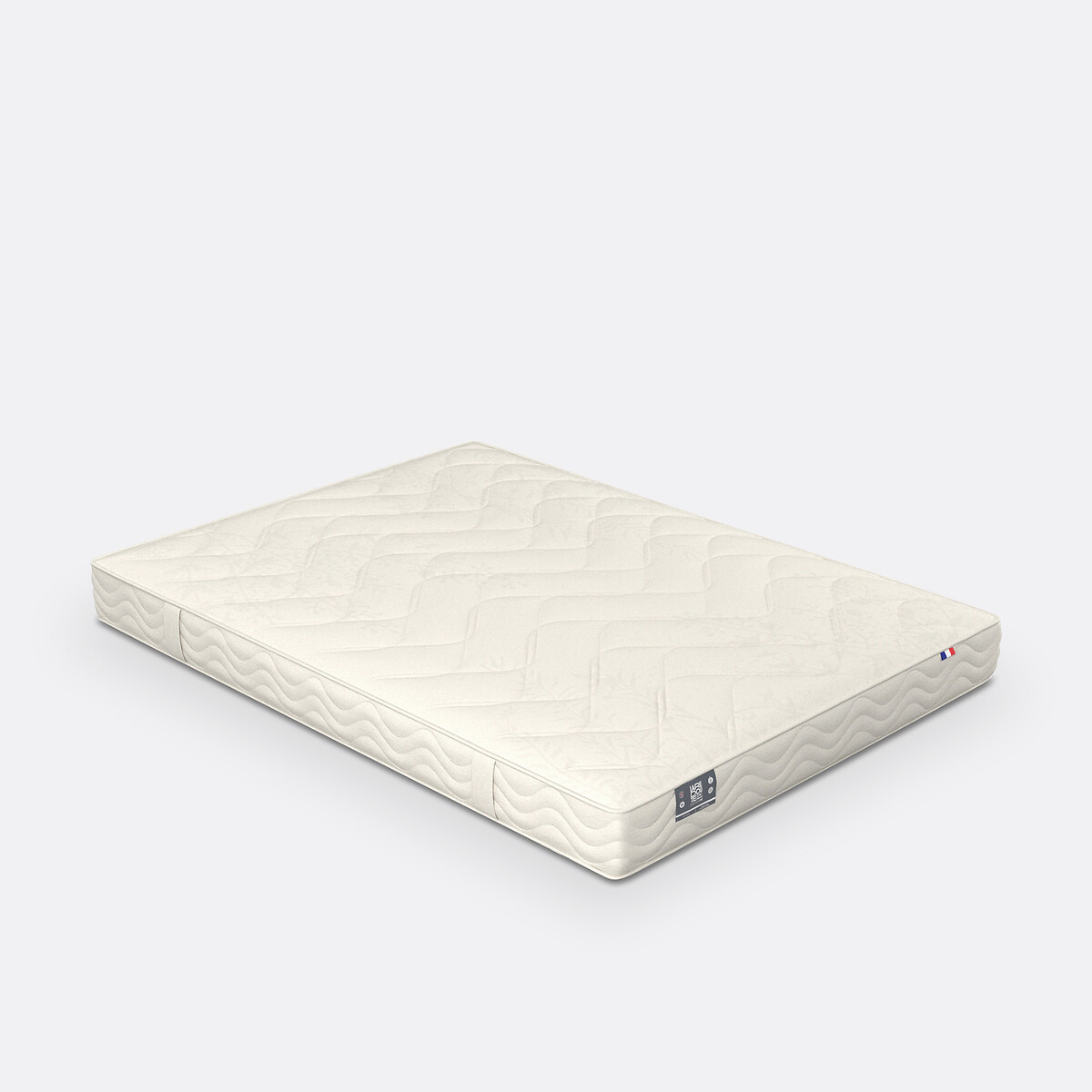 Matelas Origine latex végétal, 5 zones, soutien ferme, accueil ferme ecru, LA REDOUTE INTERIEURS