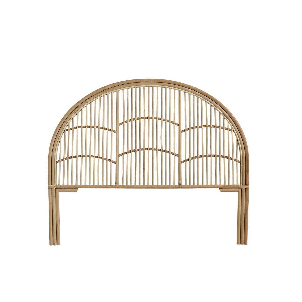 Tête de lit en rotin 140 cm BOHO naturel, BERAH GETAH