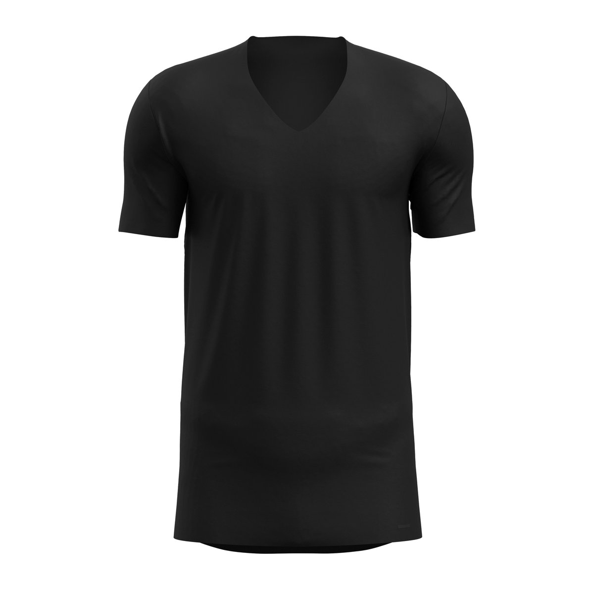 T-Shirt à manches courtes manches courtes Modal CLEAN LINE noir, CALIDA