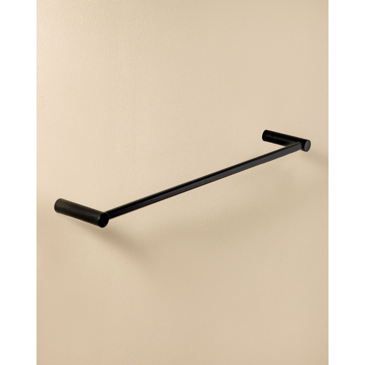 Porte Serviette mural LOGIC noir mat, COSMIC