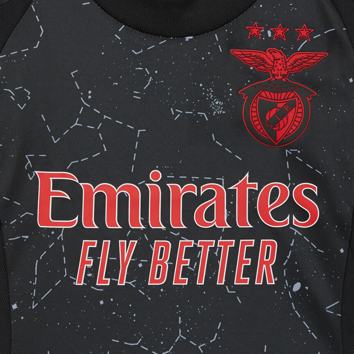 Camisola réplica equipamento alternativo 24-25 para criança, SL Benfica preto , SL BENFICA