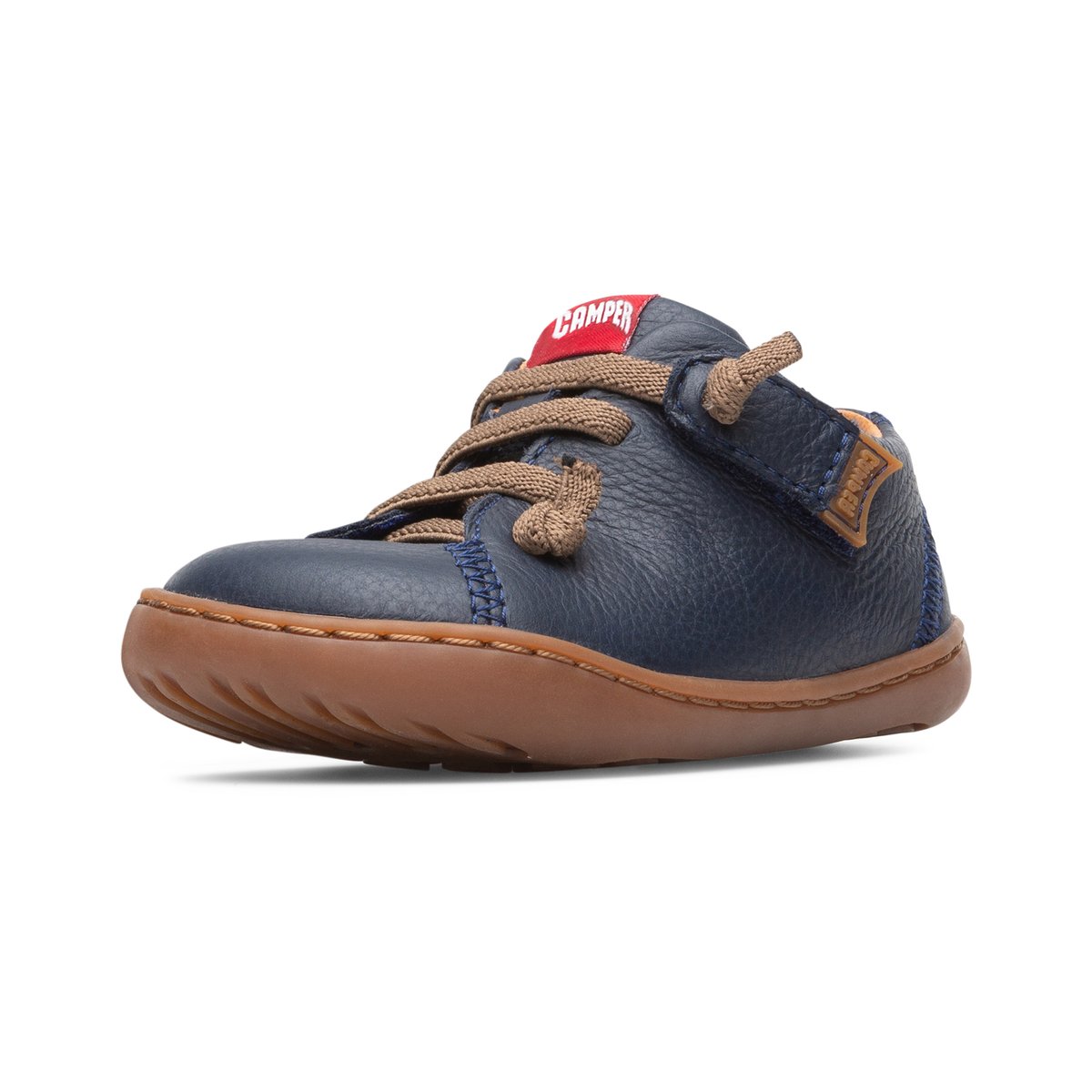 Baskets Peu Cami cuir bleu, CAMPER