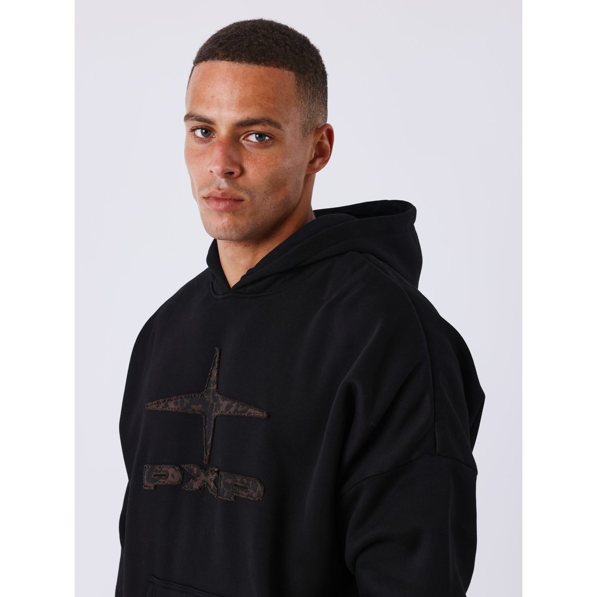 Sweat à capuche Léopard noir, PROJECT X