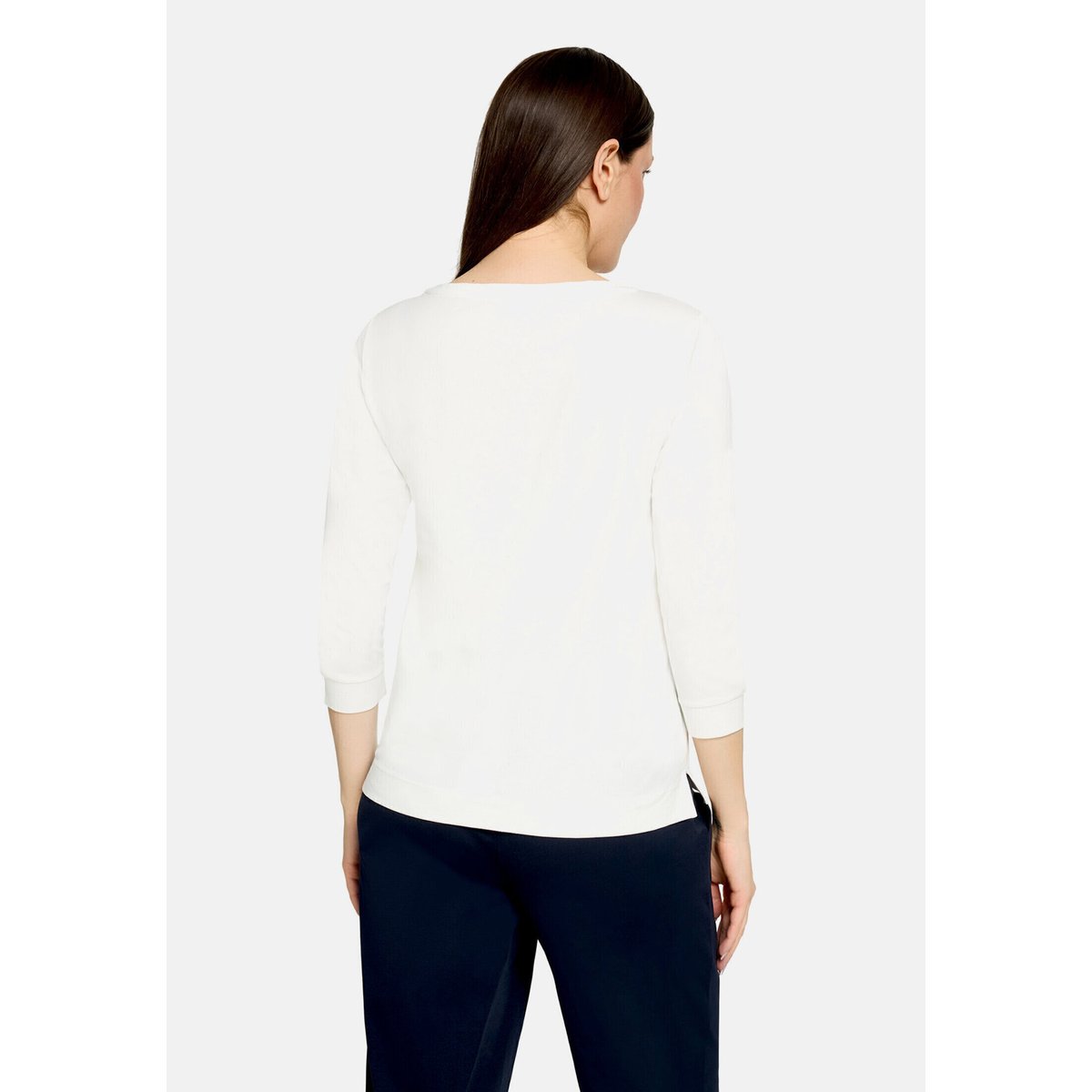 T-shirt basique à impression patch cream /khaki, BETTY BARCLAY