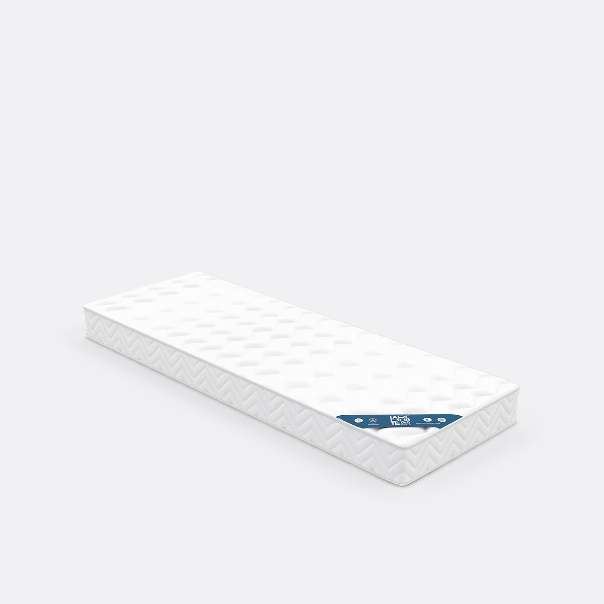 Matelas de relaxation mousse HR 50kg/m3, soutien ferme, accueil mémoire de forme blanc, LA REDOUTE INTERIEURS