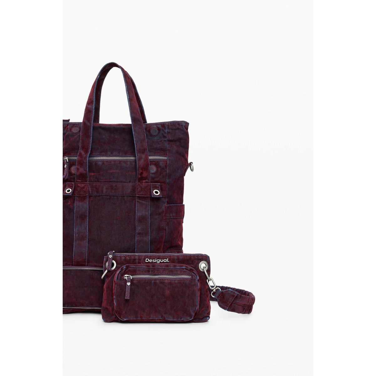 Grand sac à dos rouge, DESIGUAL