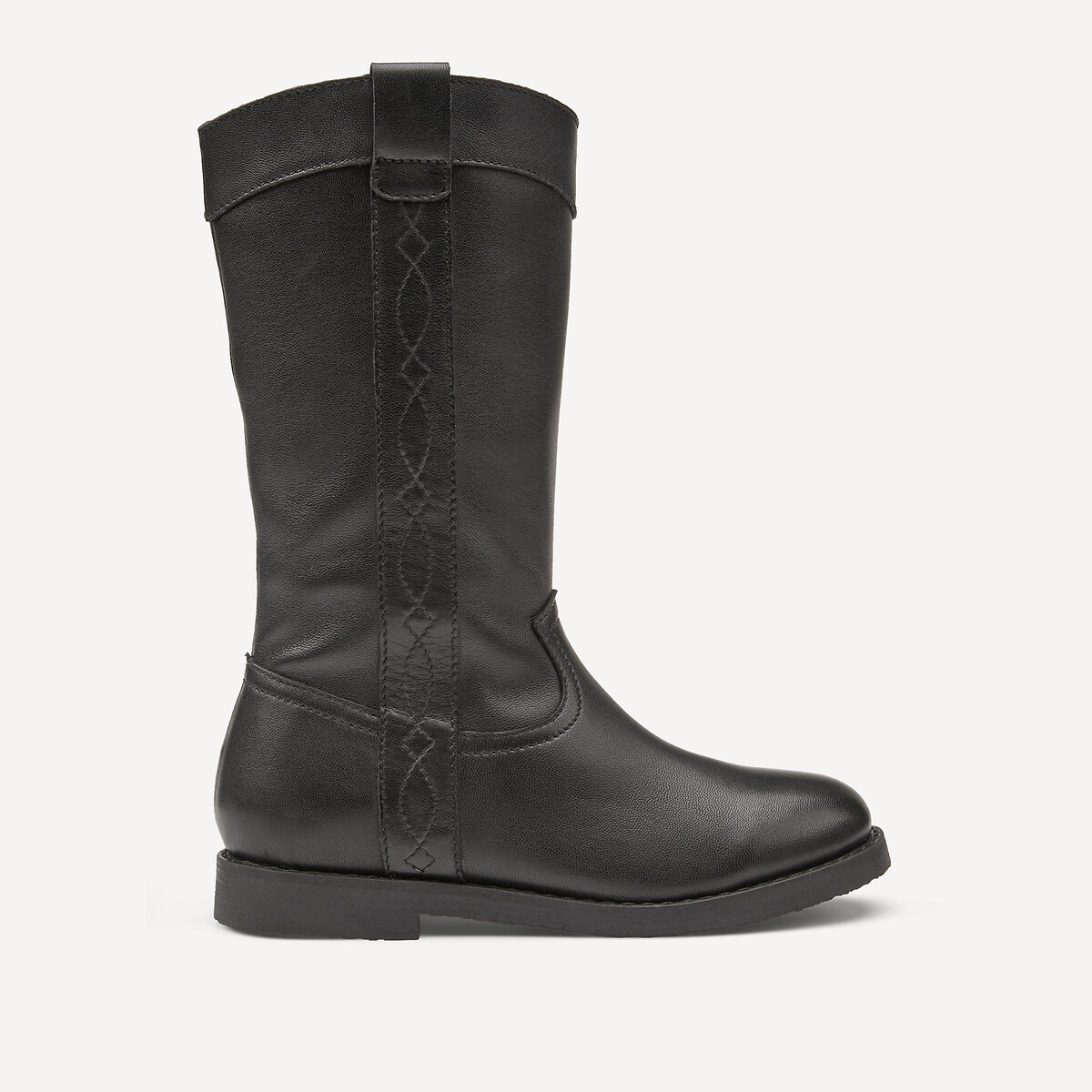 Reiterstiefel, Leder schwarz, LA REDOUTE COLLECTIONS