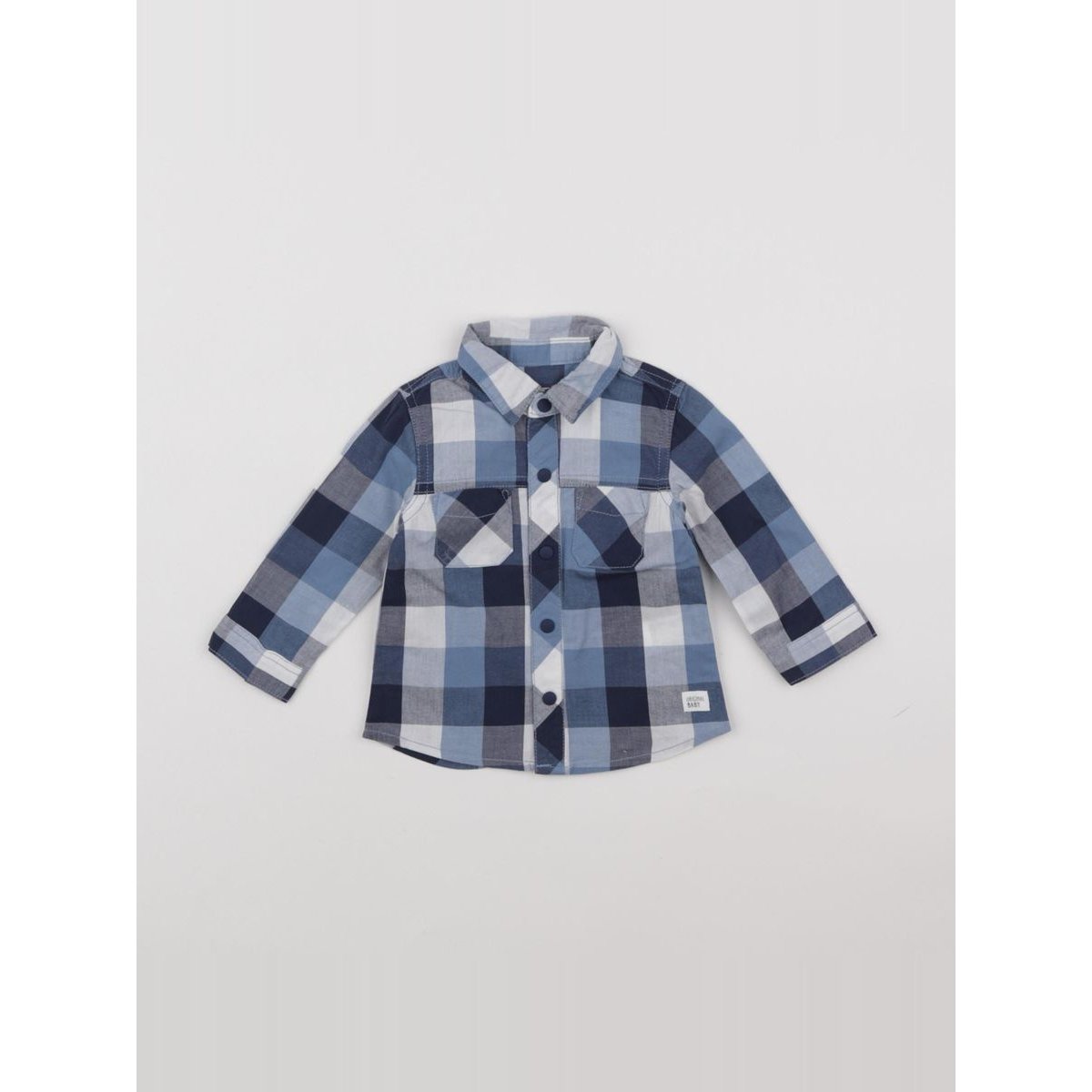 Chemise - Très bon état blanc, bleu, LA REDOUTE