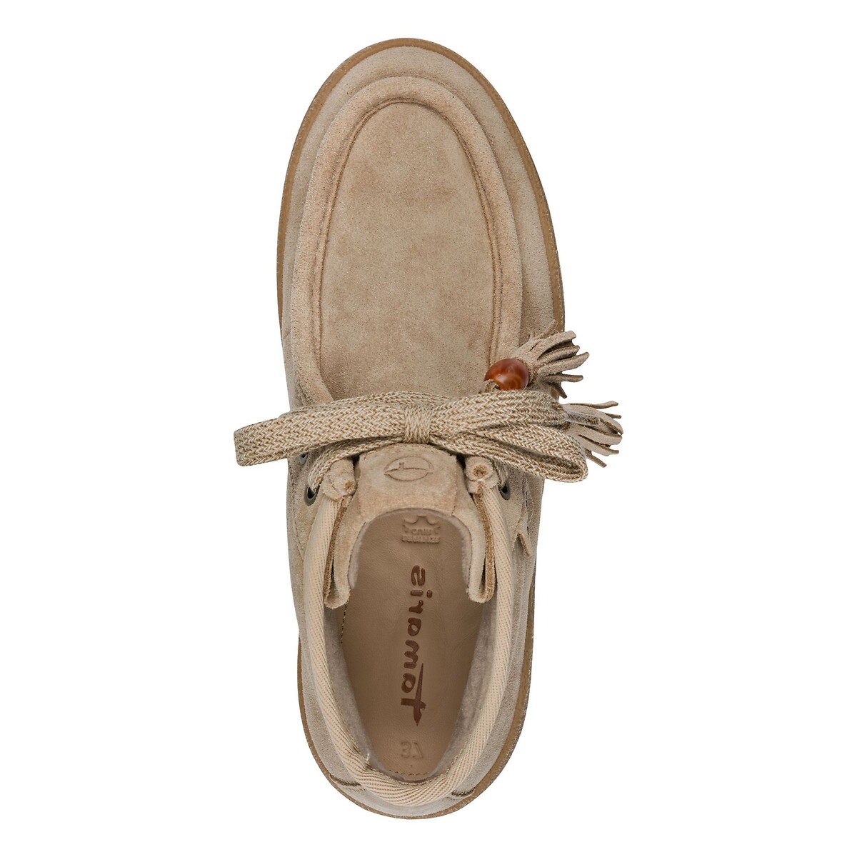 Scarpe alte in camoscio talpa, TAMARIS