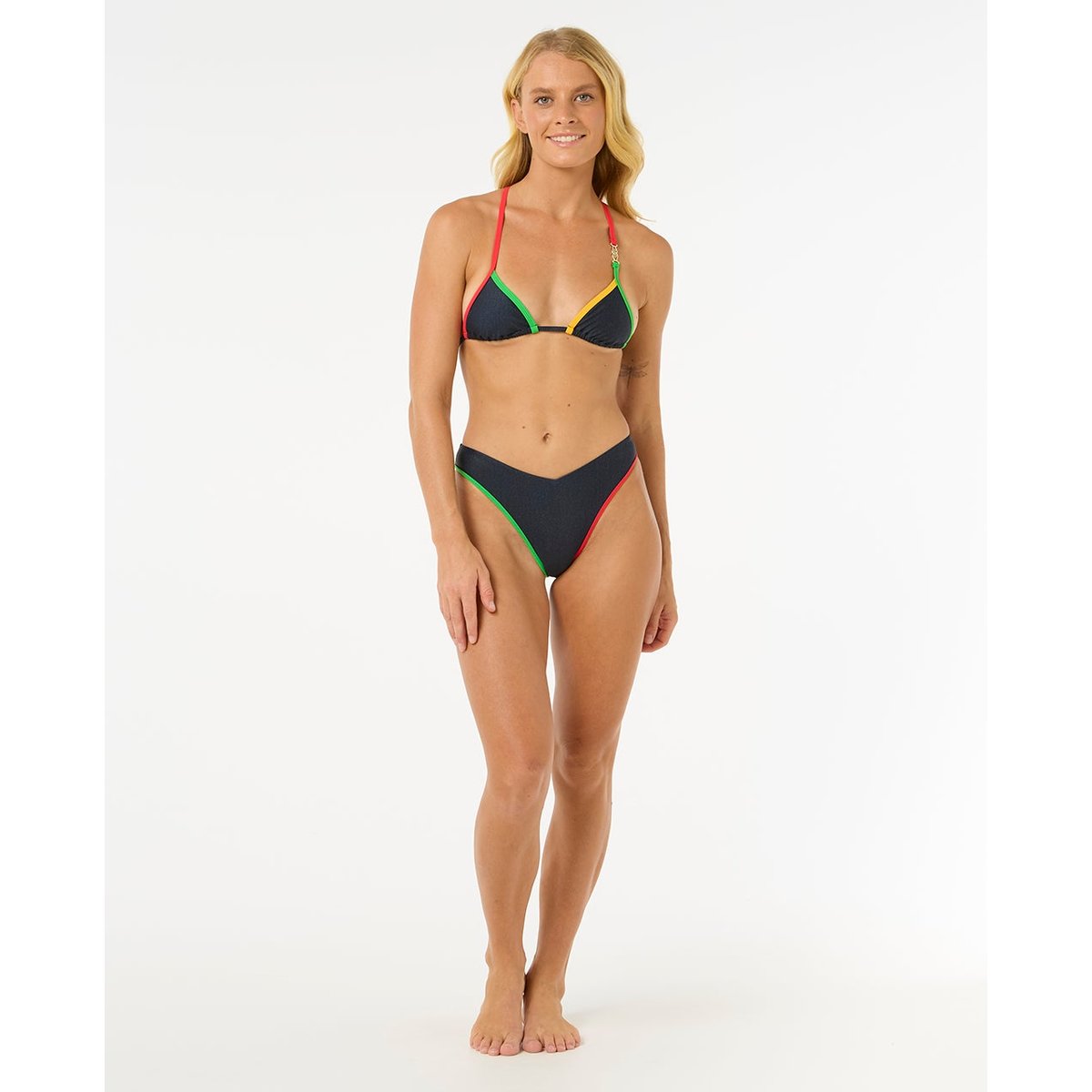 Bas de bikini V 80 HIGH SKIMPY LEG denim foncé, RIP CURL