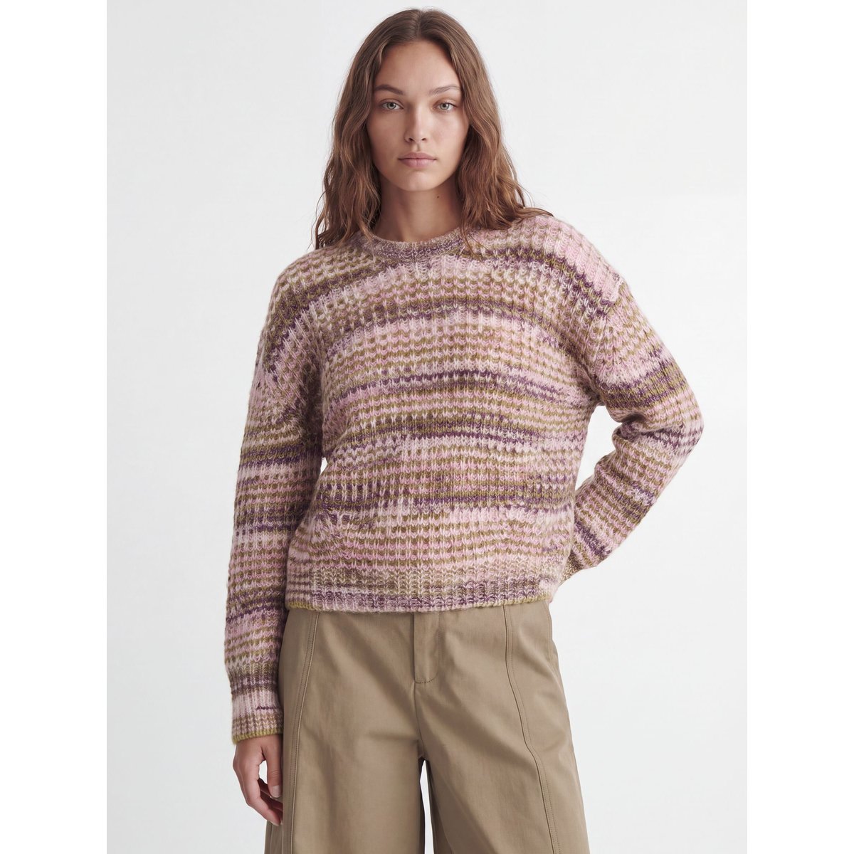 Pull En Maille marron - green moss 1, JJXX