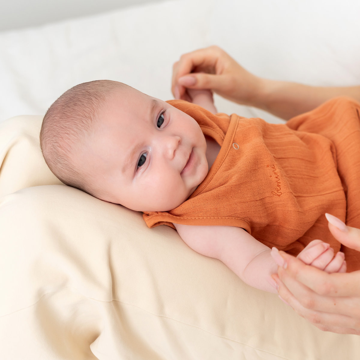 Gigoteuse sans manches été - TOG 0.5 Gaze douce d'été pumpkin, BEMINI