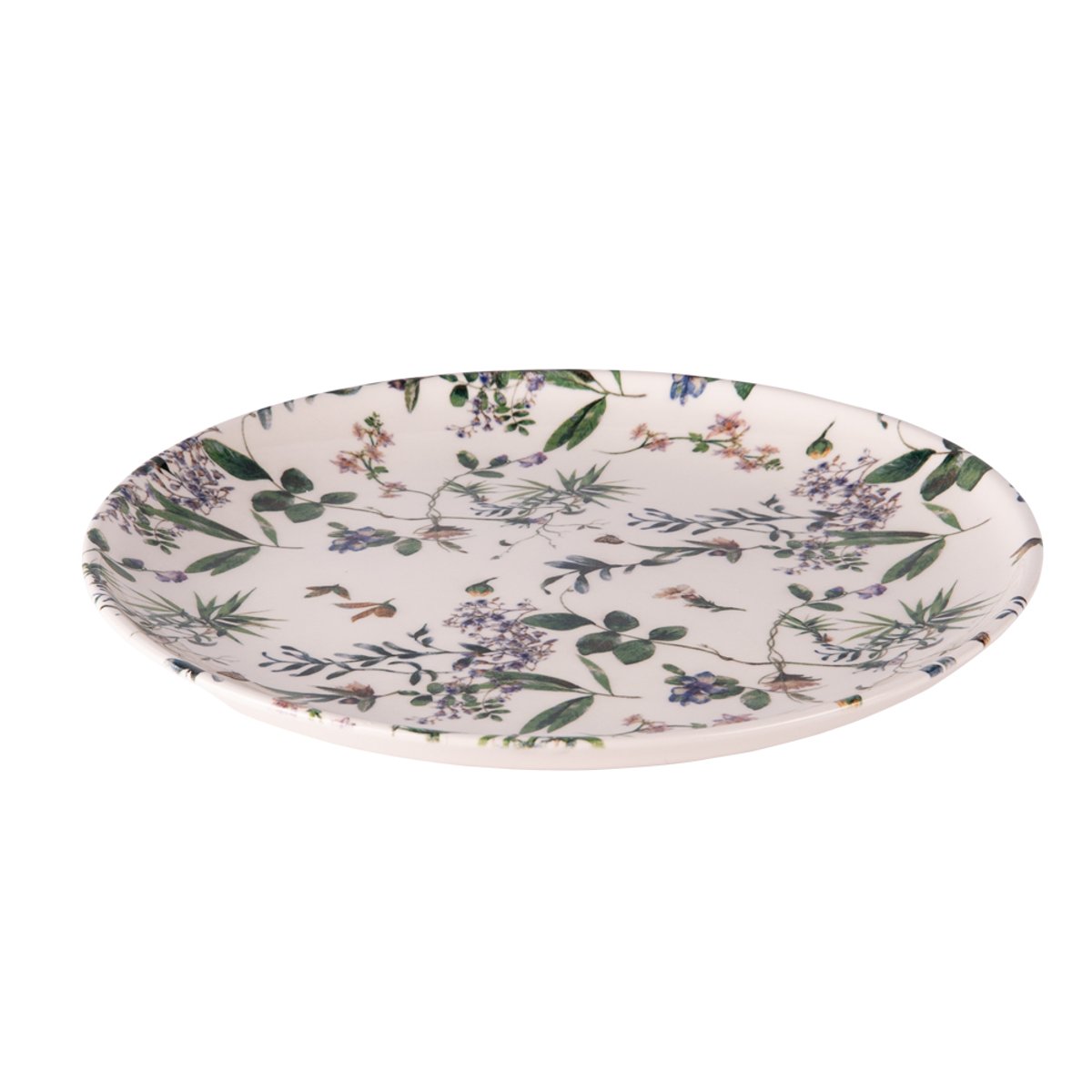 Assiette plate Champêtre 27 cm (lot de 6) - CHAMPÊTRE vert, TABLE PASSION
