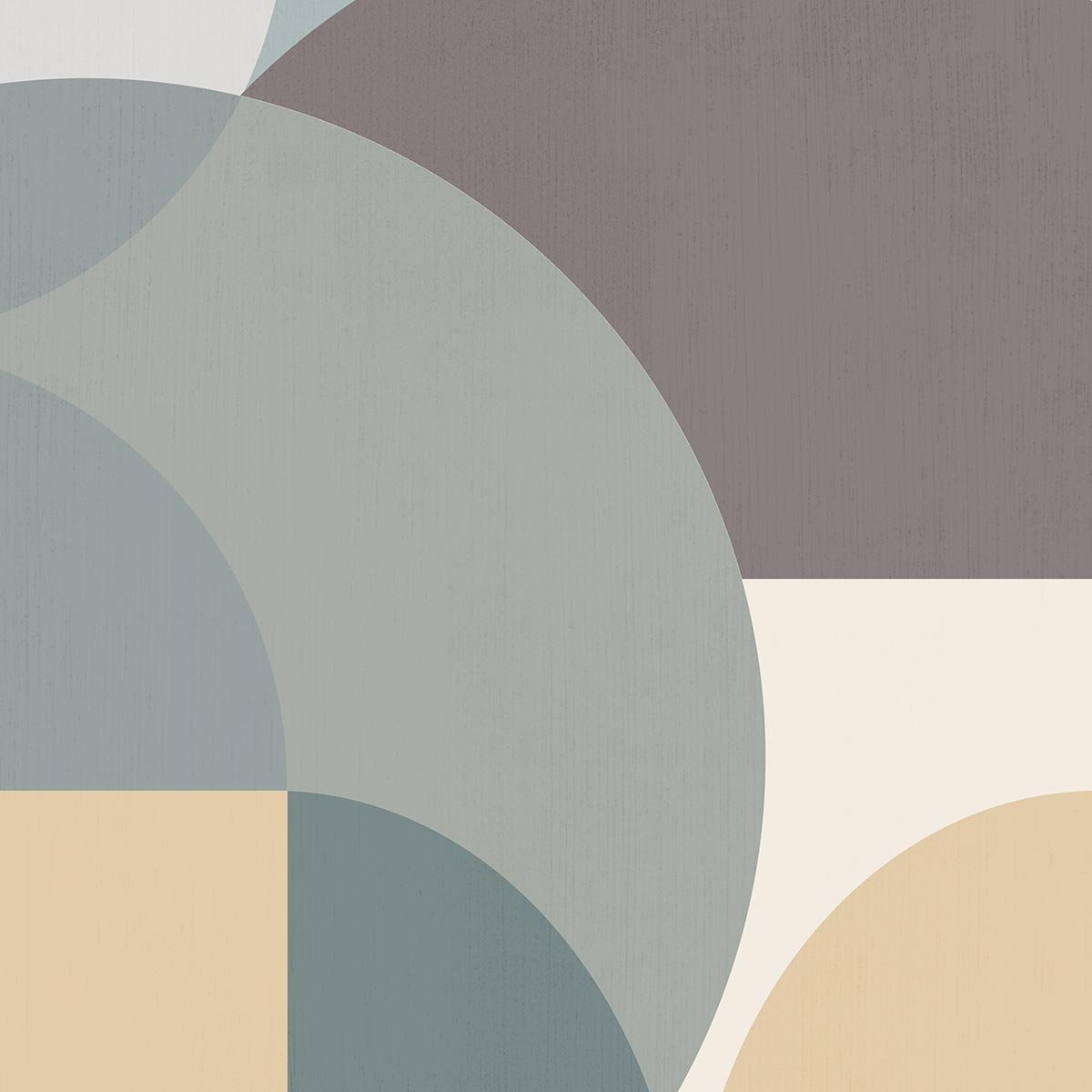 Papier peint graphique inspi bauhaus intissé, HEXOA