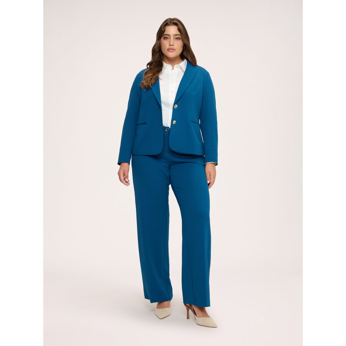 Blazer court petrol blue, FIORELLA RUBINO