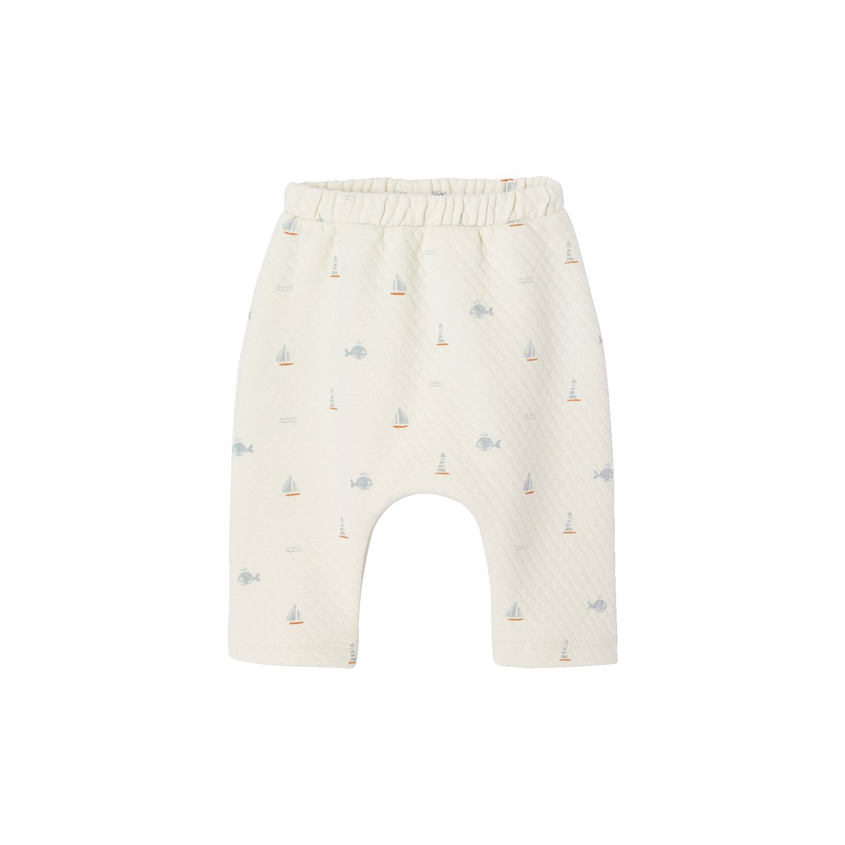 Ensemble bébé sweat et pantalon ATELIER beige clair raye, VERTBAUDET