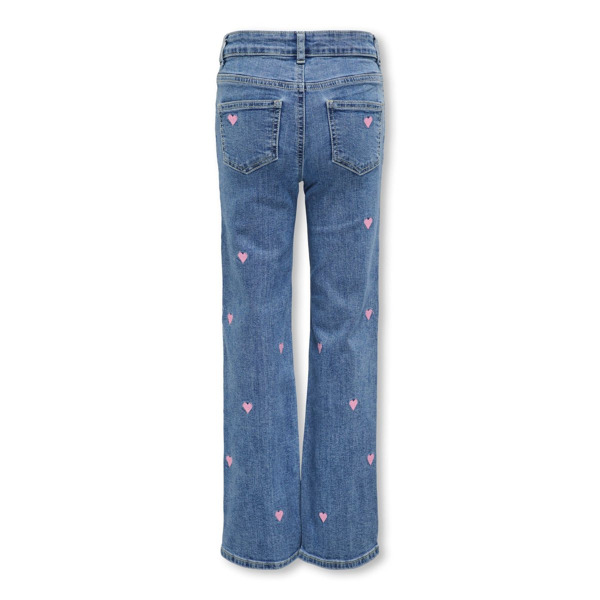 Jean À Jambe Large bleue - light medium blue denim 1, KIDS ONLY