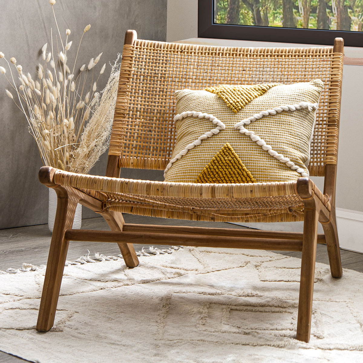 Coussin R.O.W. ocre, ATMOSPHERA
