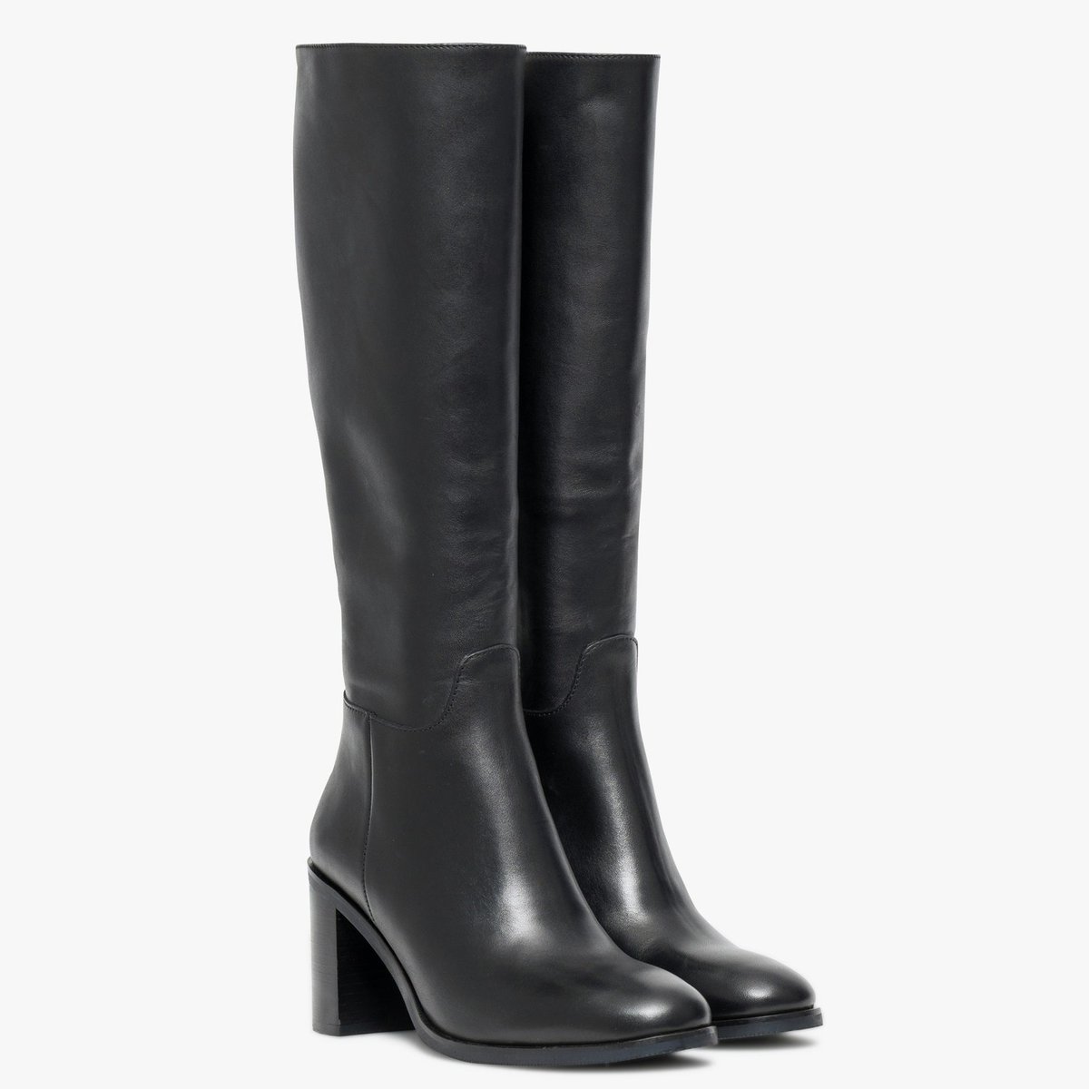 Botte À Talon en cuir FANTINE noir, BOCAGE